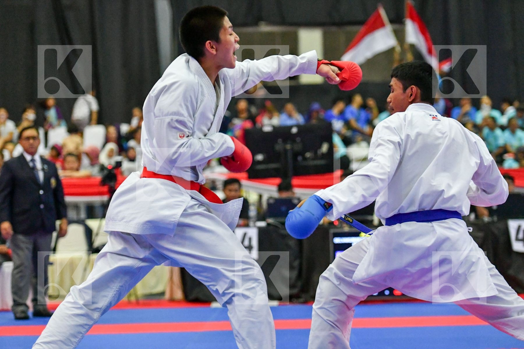 Japan Junior Kumite Male -76 Kg Malaysia Sakiyama Yusei Selvakum