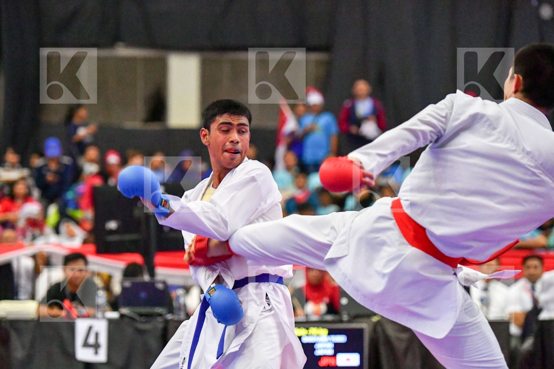 Japan Junior Kumite Male -76 Kg Malaysia Sakiyama Yusei Selvakum