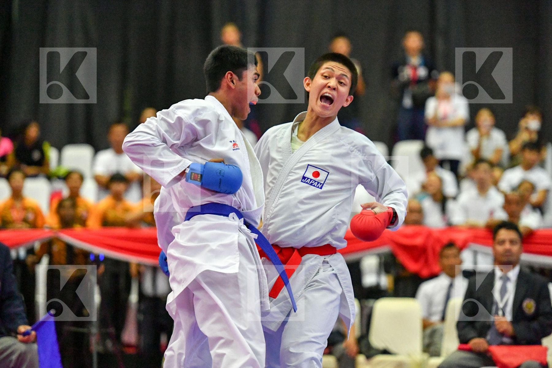 Japan Junior Kumite Male -76 Kg Malaysia Sakiyama Yusei Selvakum