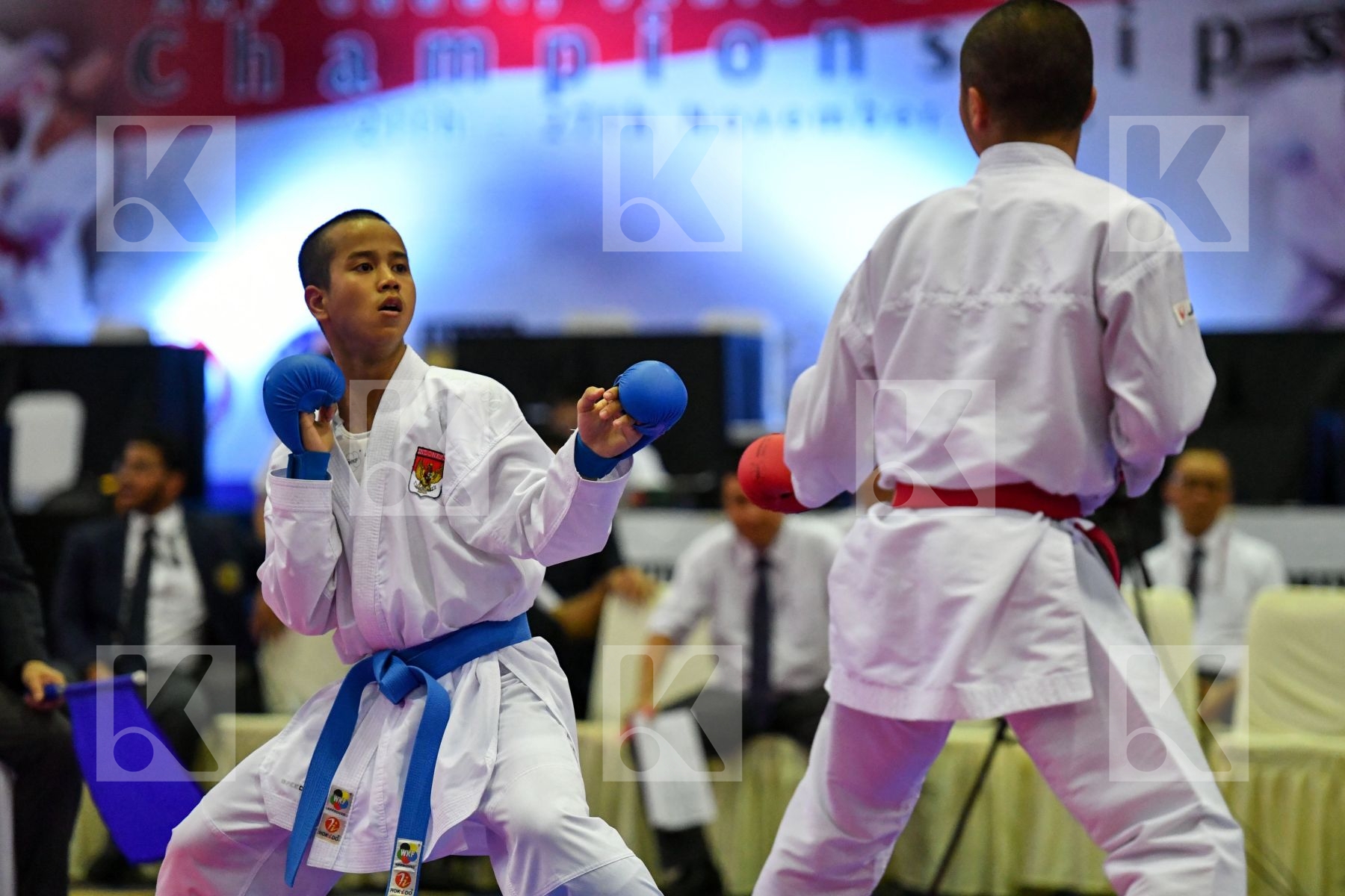 Ikezawa Kai Indonesia Japan Junior Kumite Male -61 Kg Muhammad F