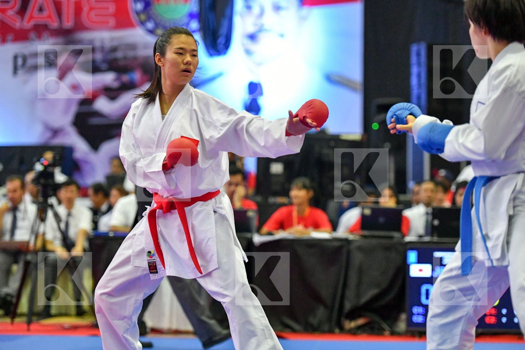 Japan Moriguchi Ayami Nguyen Thi Ngoan U21 Kumite Female -61 Kg