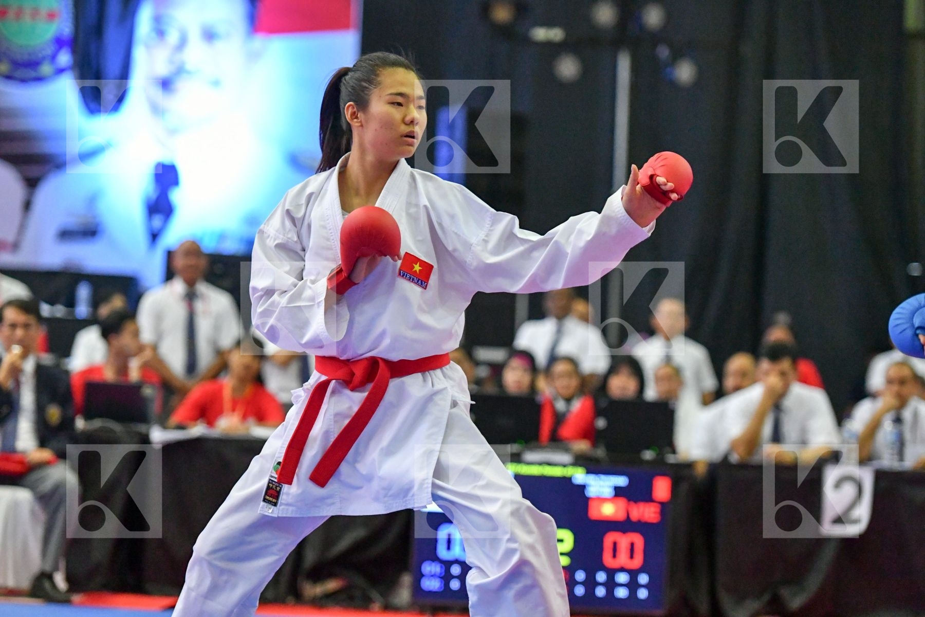 Japan Moriguchi Ayami Nguyen Thi Ngoan U21 Kumite Female -61 Kg