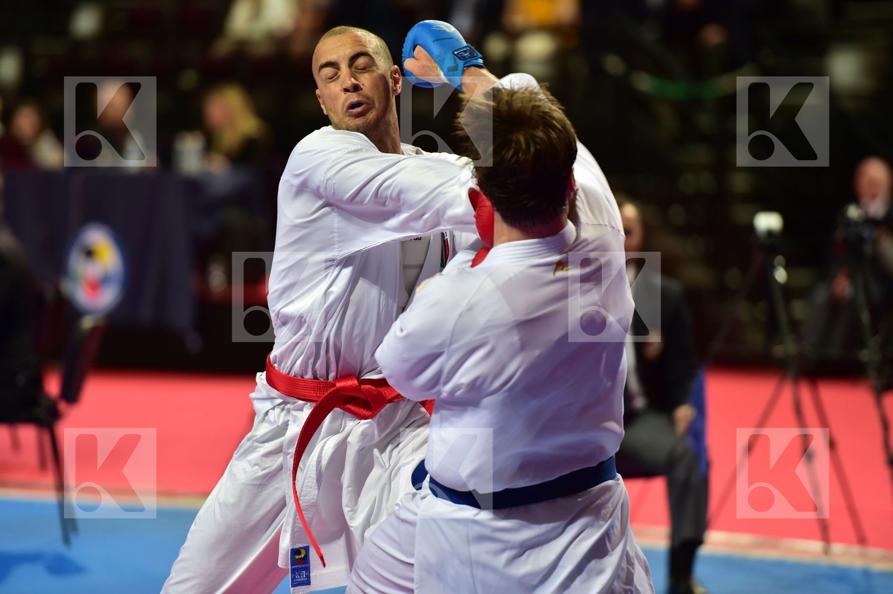 84+ Kg Erkan Enes italy kumite Male Maniscalco Stefano Turkey