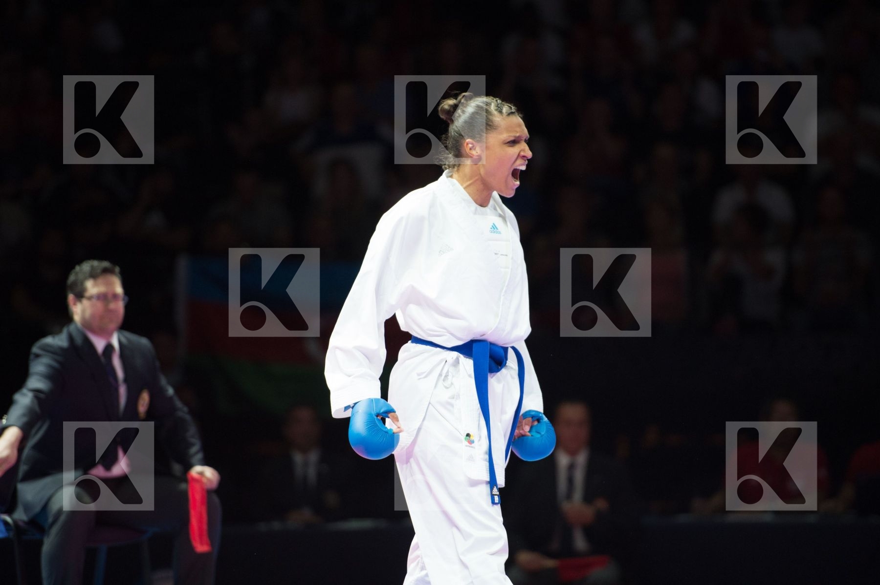 68+ Kg Female final Finland Florentin Anne Laure france kumite K