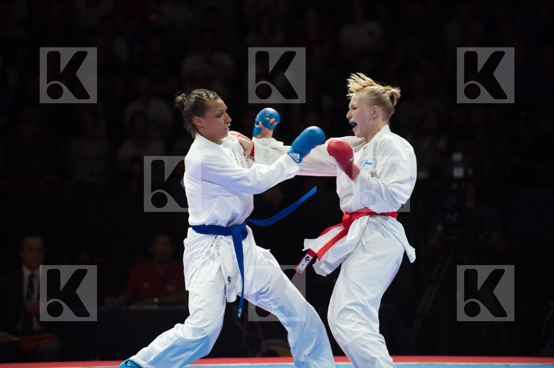 68+ Kg Female final Finland Florentin Anne Laure france kumite K