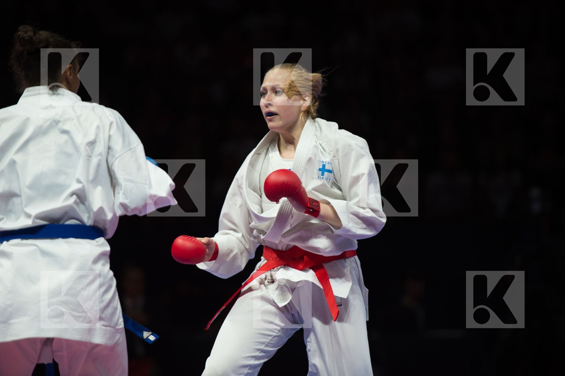68+ Kg Female final Finland Florentin Anne Laure france kumite K