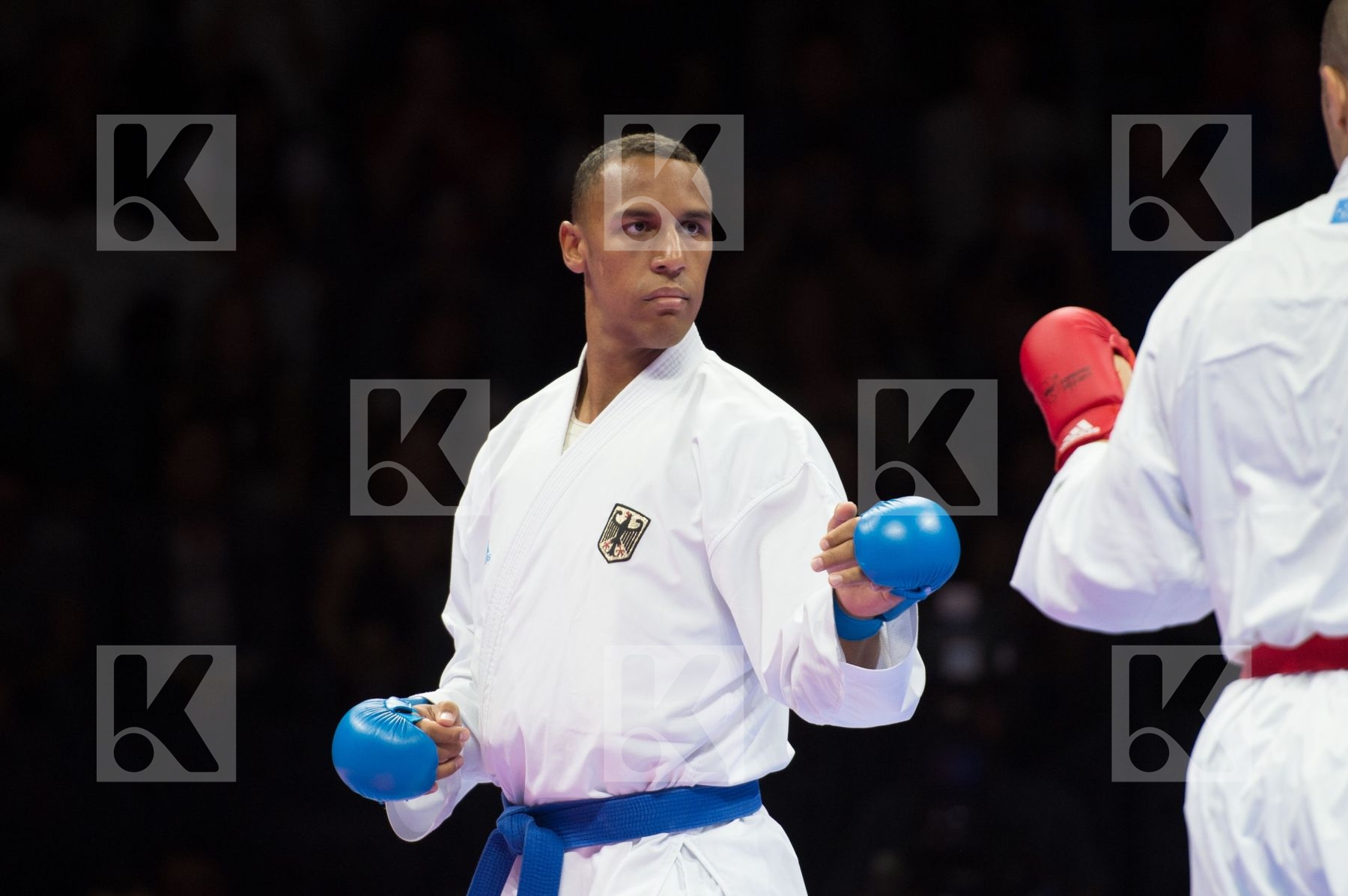 84+ Kg final Germany Horne Jonathan italy kumite Male Maniscalco