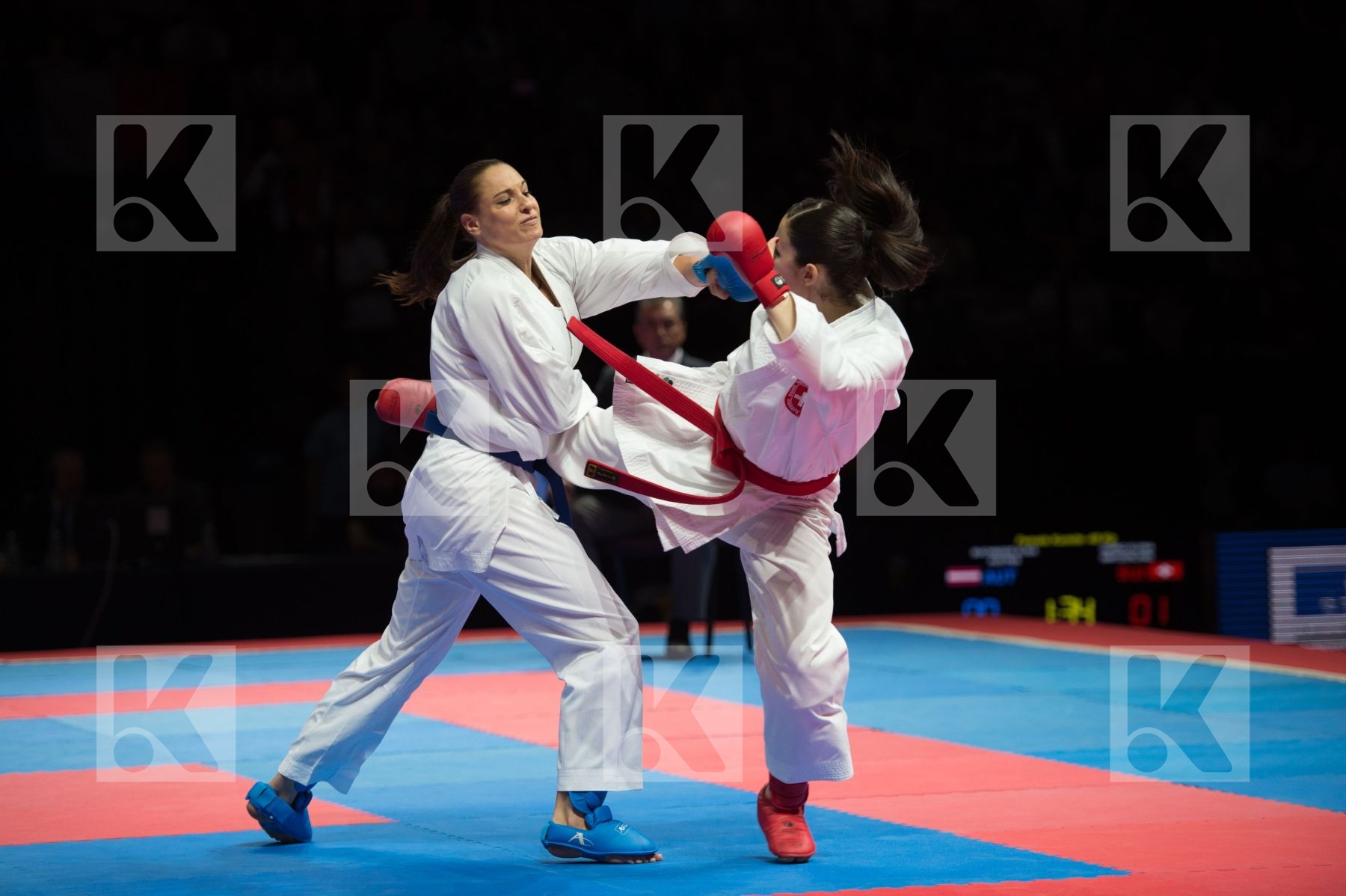 Austria Buchinger Alisa Female Kumite -68 Kg final Quirici Elena