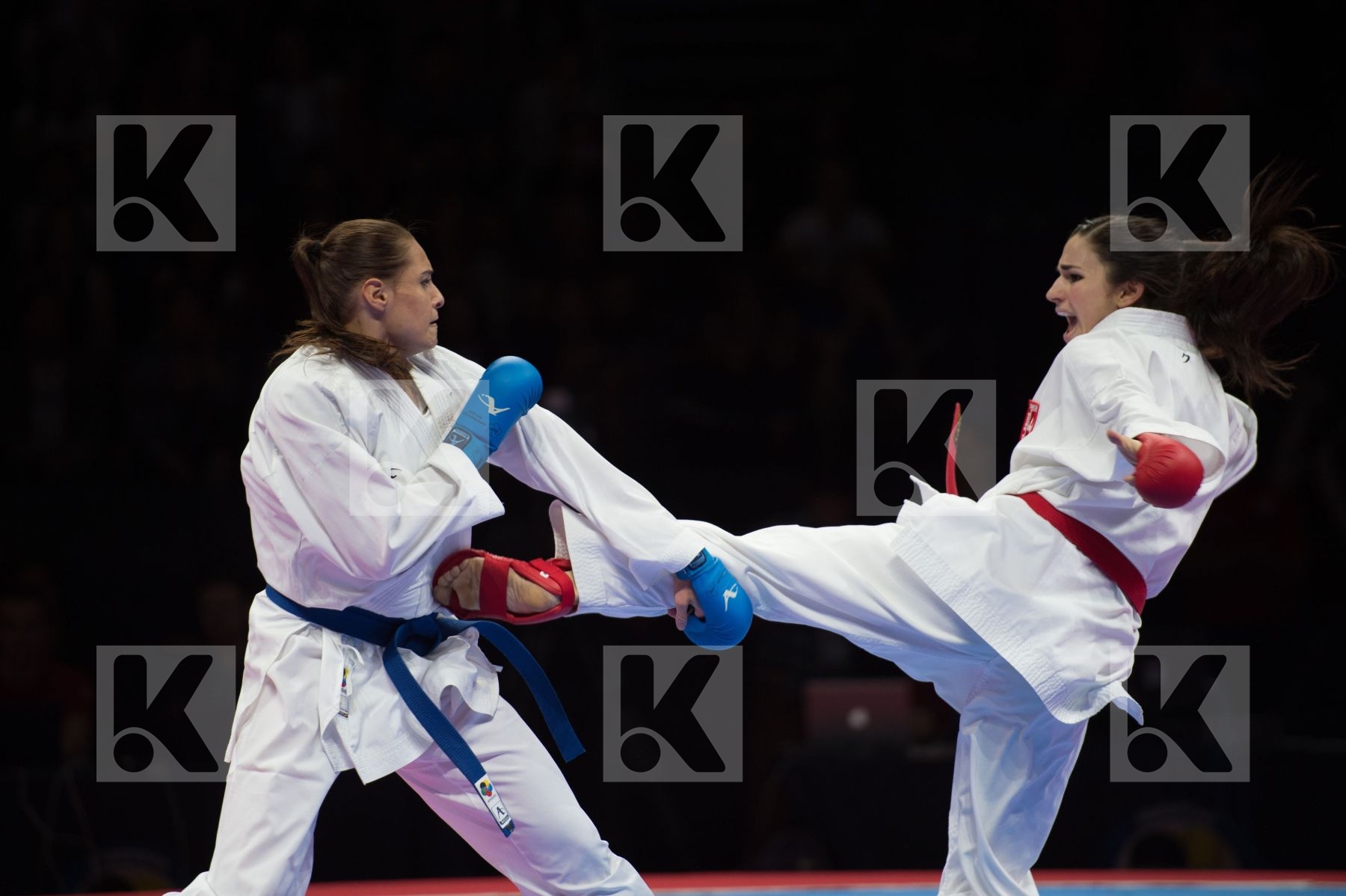 Austria Buchinger Alisa Female Kumite -68 Kg final Quirici Elena