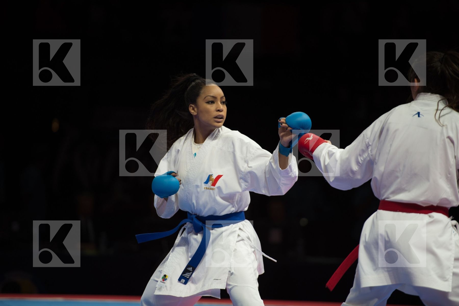 -61 Kg Coban Merve Female final france Ignace Lucie kumite Turke
