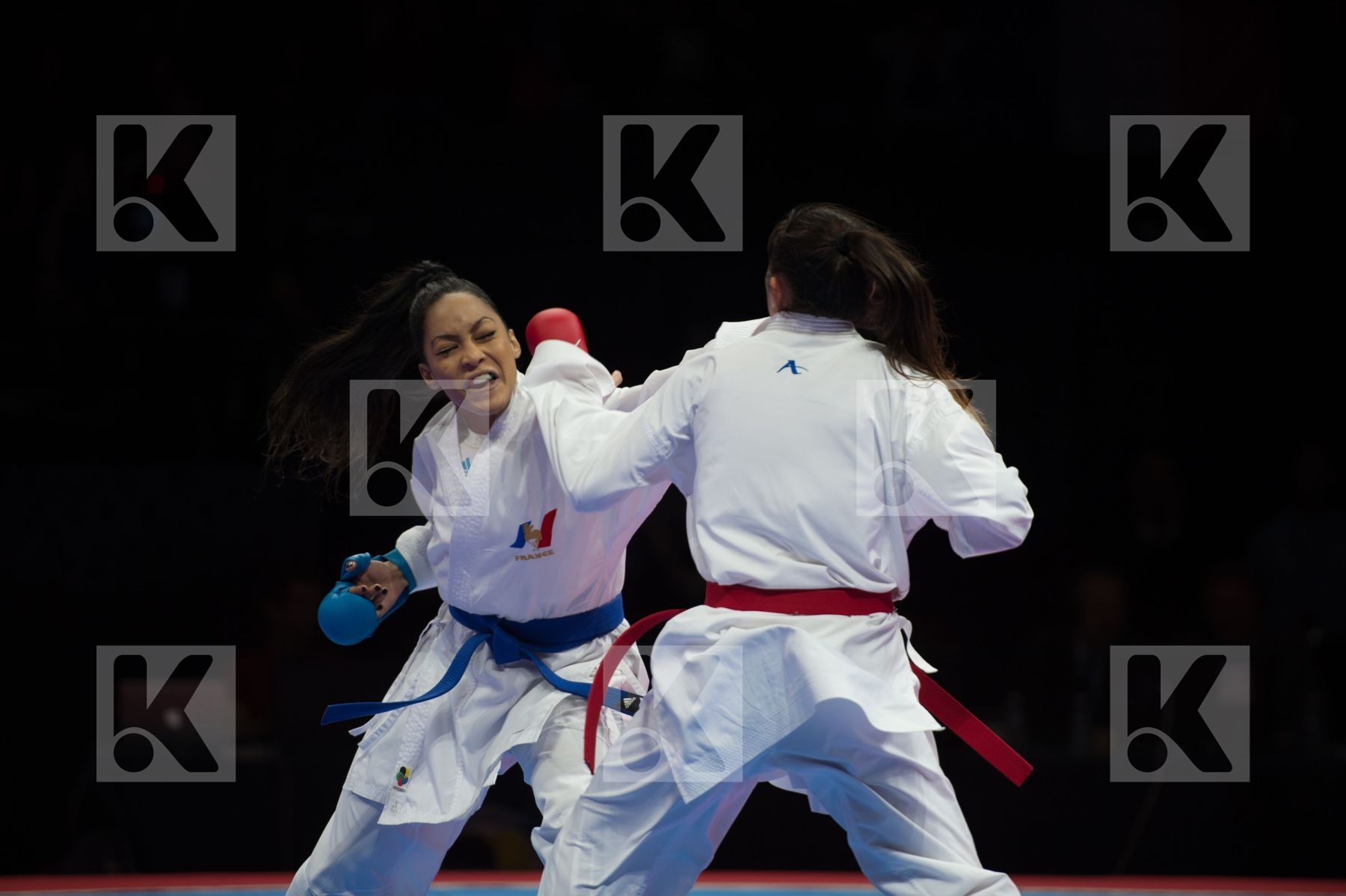 -61 Kg Coban Merve Female final france Ignace Lucie kumite Turke