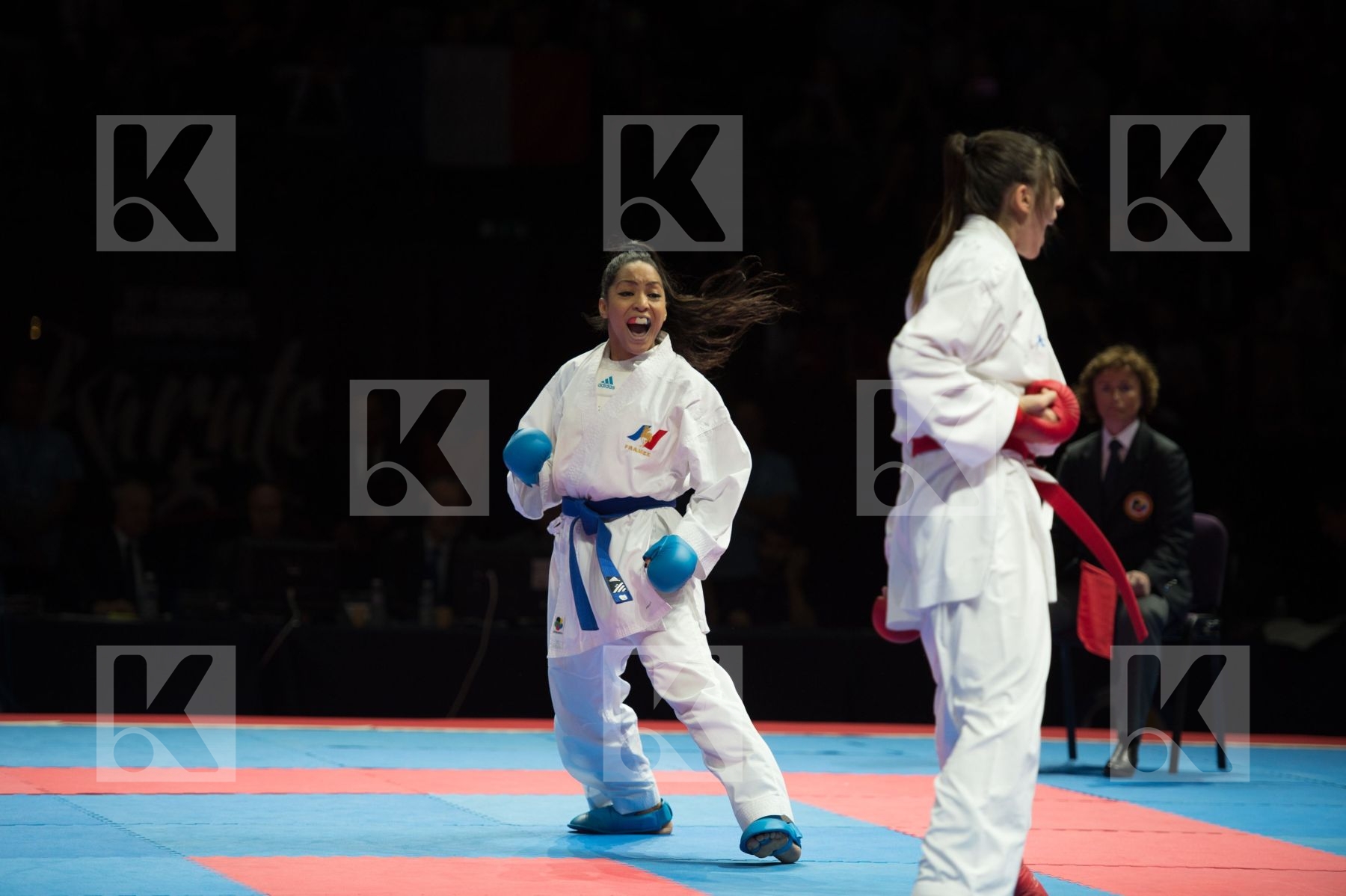 -61 Kg Coban Merve Female final france Ignace Lucie kumite Turke
