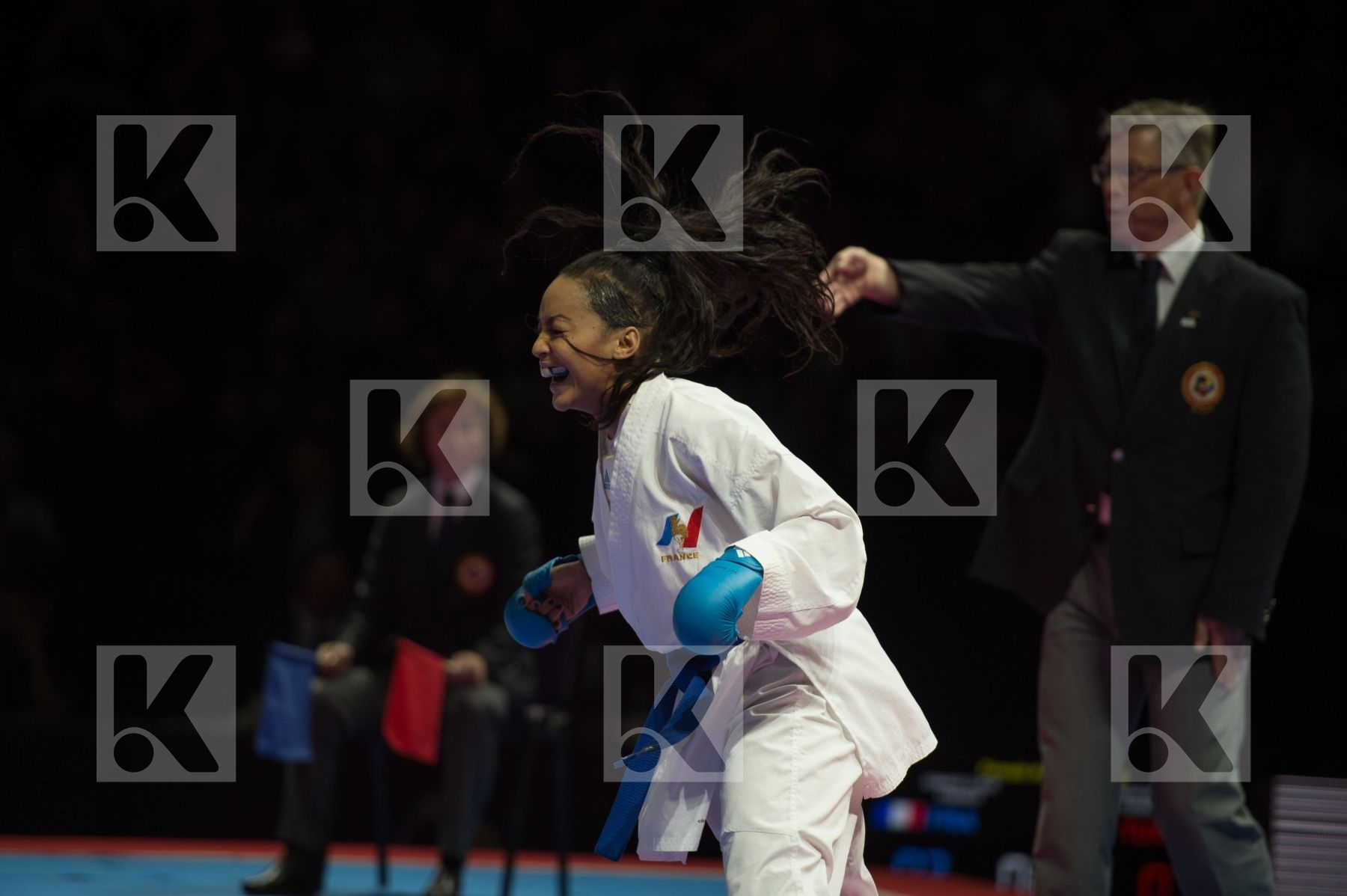 -61 Kg Coban Merve Female final france Ignace Lucie kumite Turke