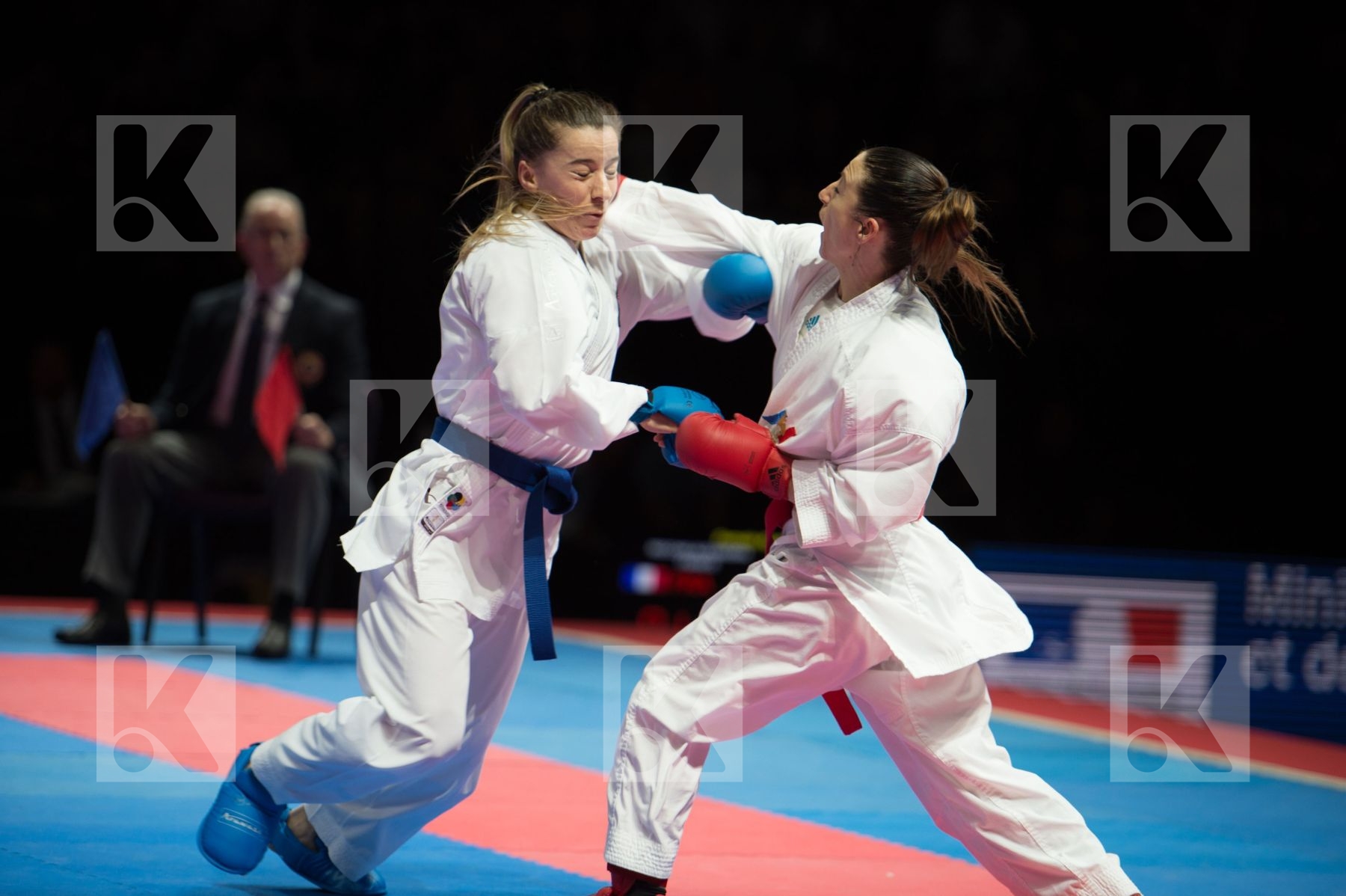 -50 Kg Female final france kumite Ozcelik Serap Recchia Alexandr
