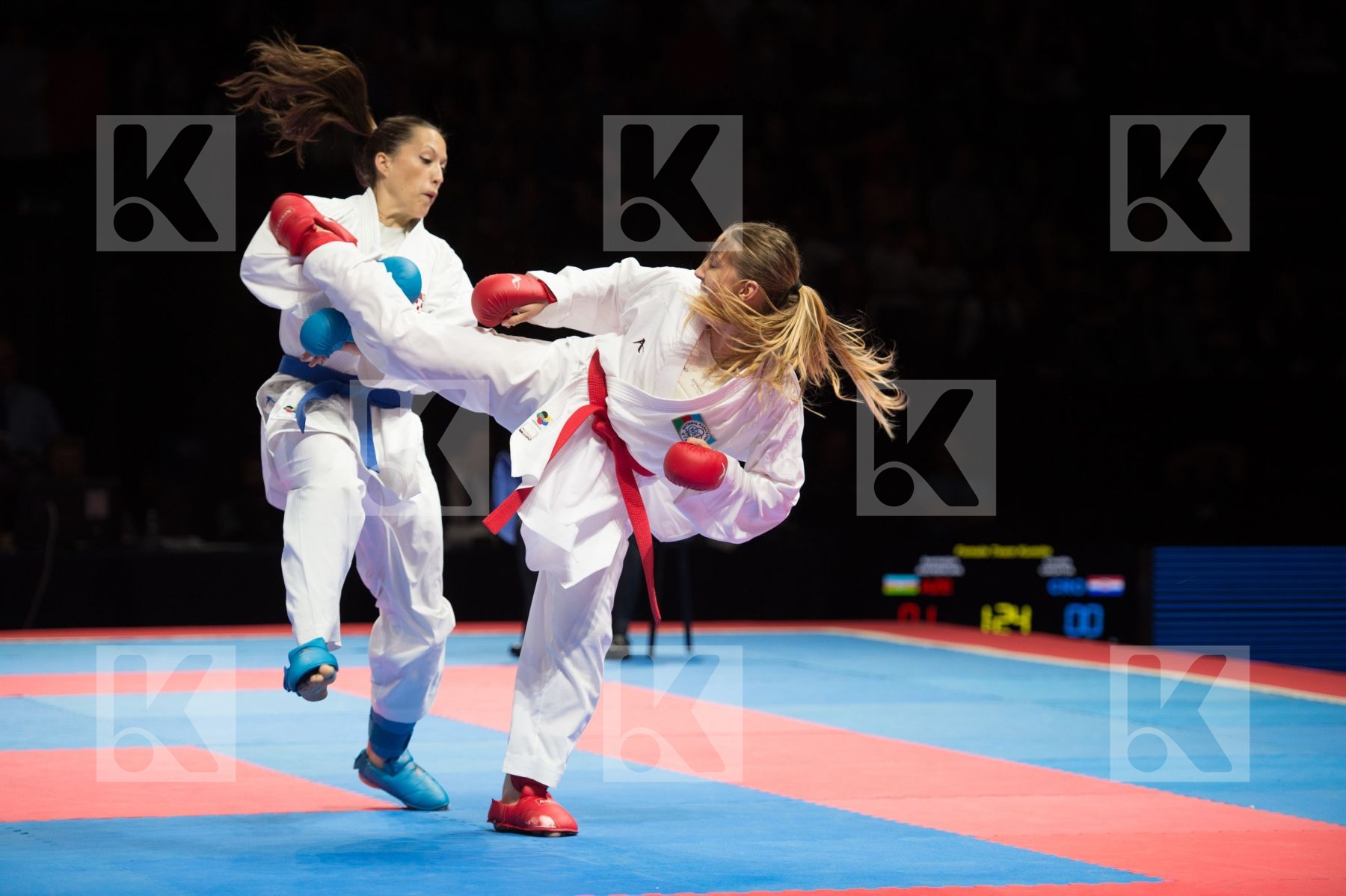 Azerbaijan Croatia Female final kumite team
