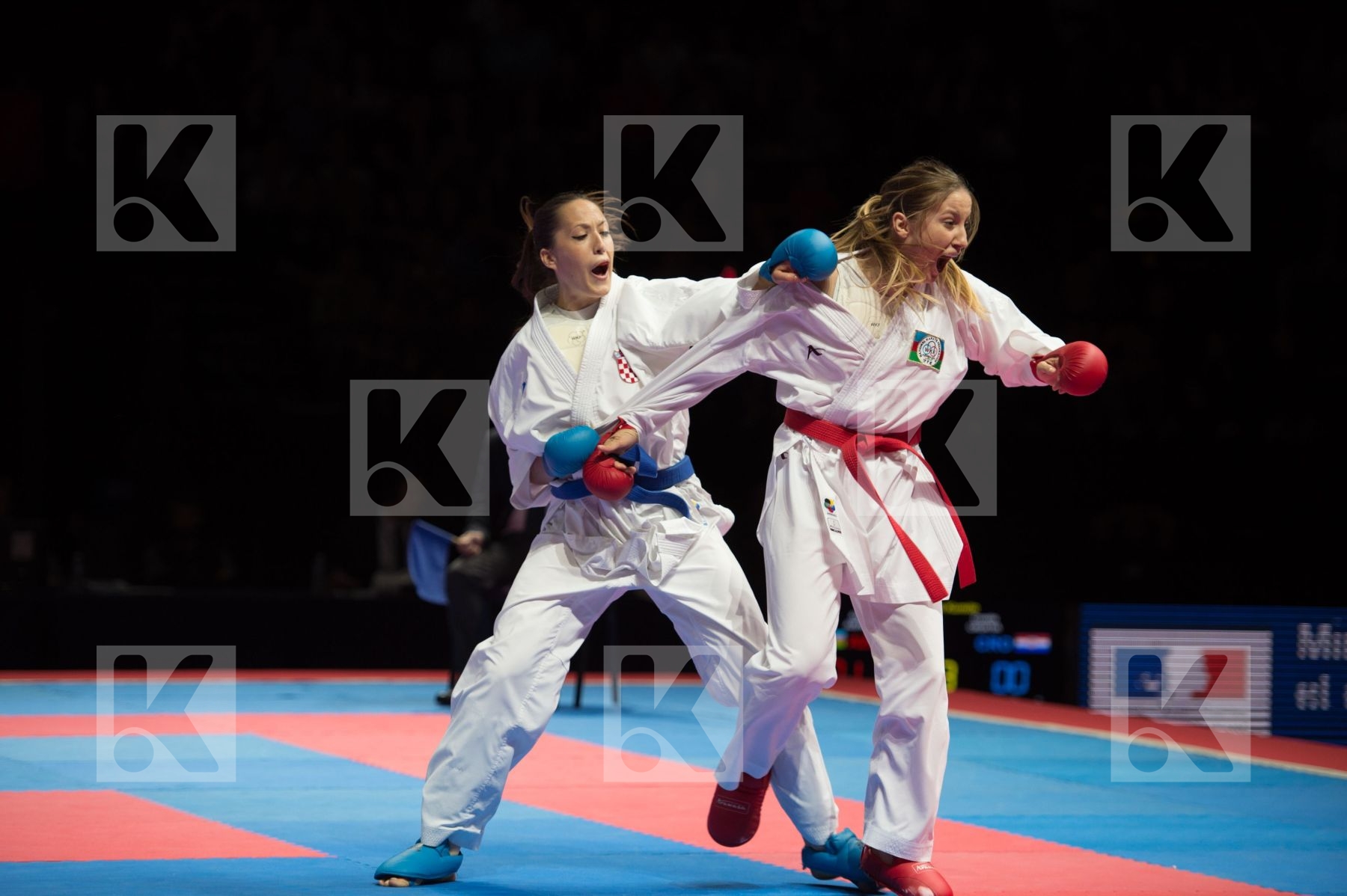 Azerbaijan Croatia Female final kumite team