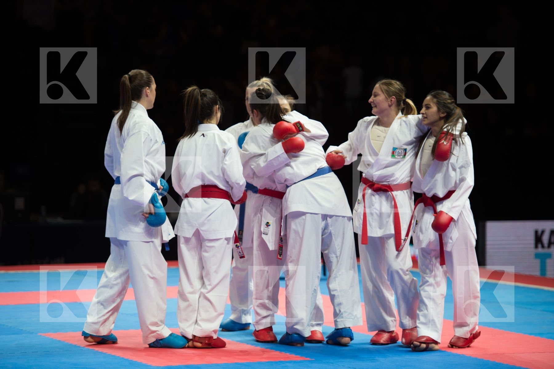 Azerbaijan Croatia Female final kumite team