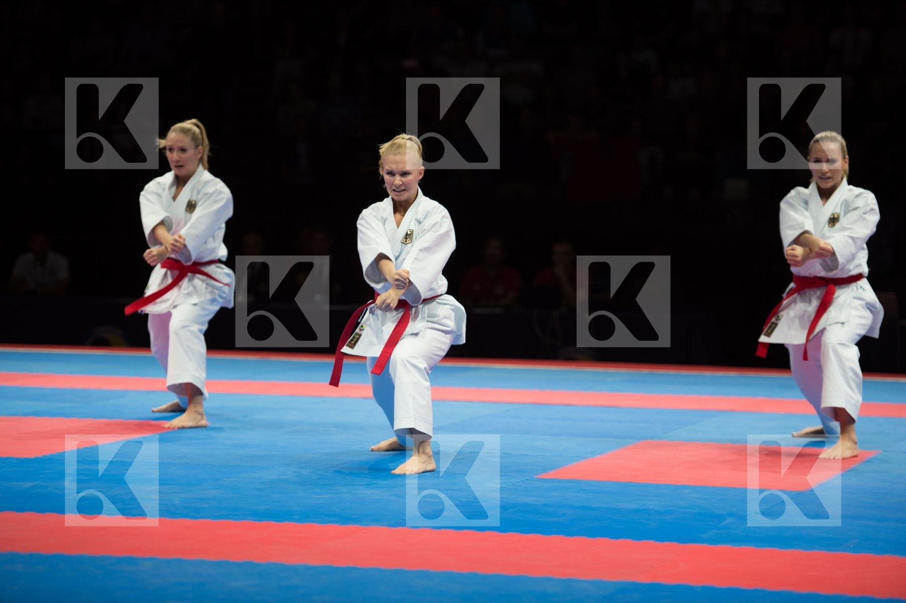 Category Country1 Country2 female team kata final france Germany