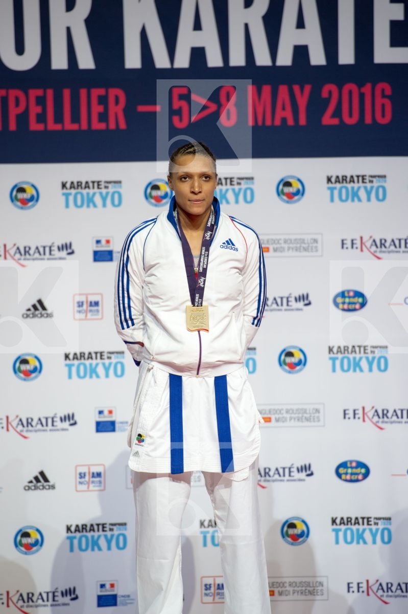 68+ Kg Female Florentin Anne Laure france kumite podium