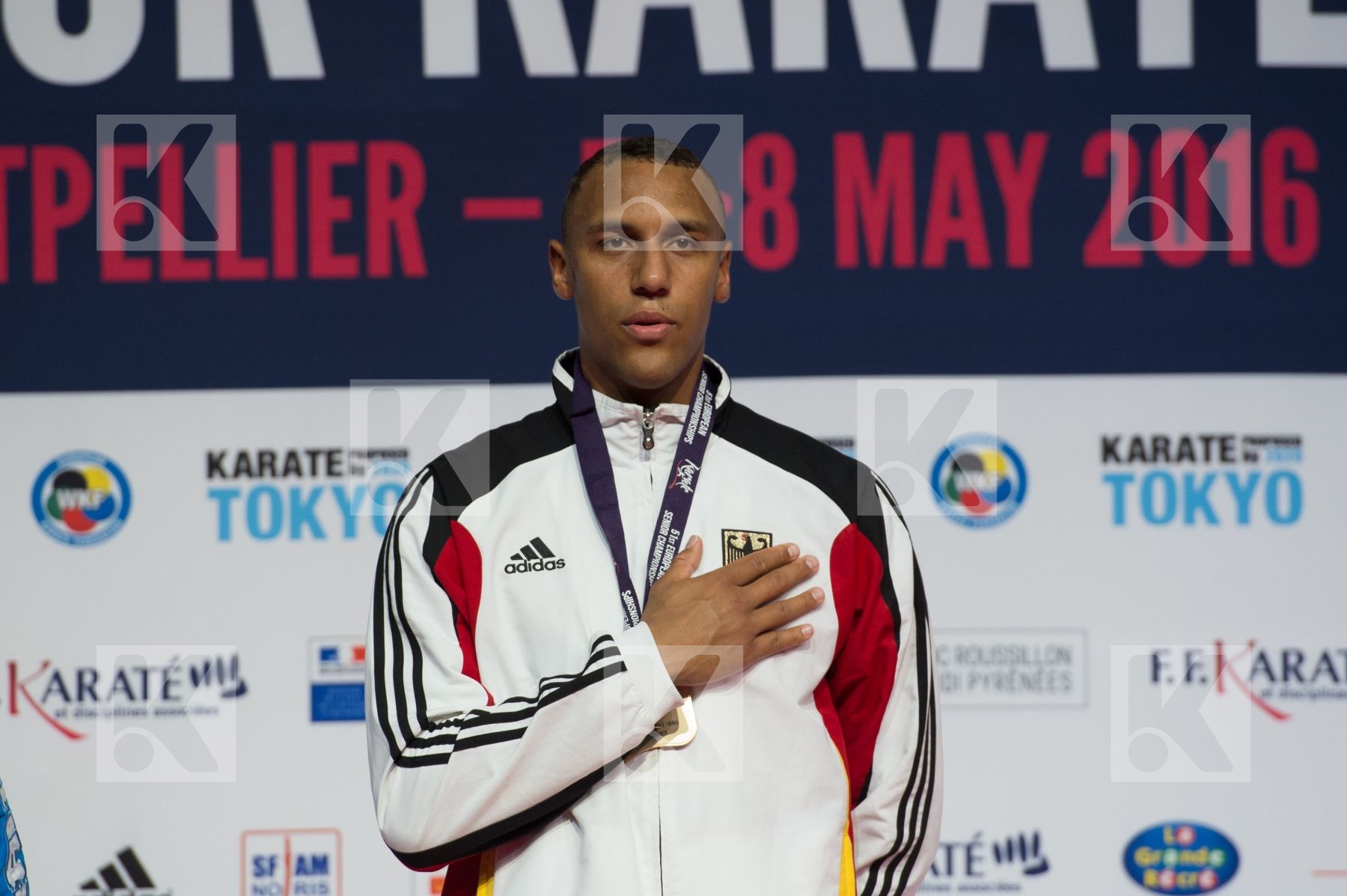 84+ Kg Germany Horne Jonathan kumite Male podium