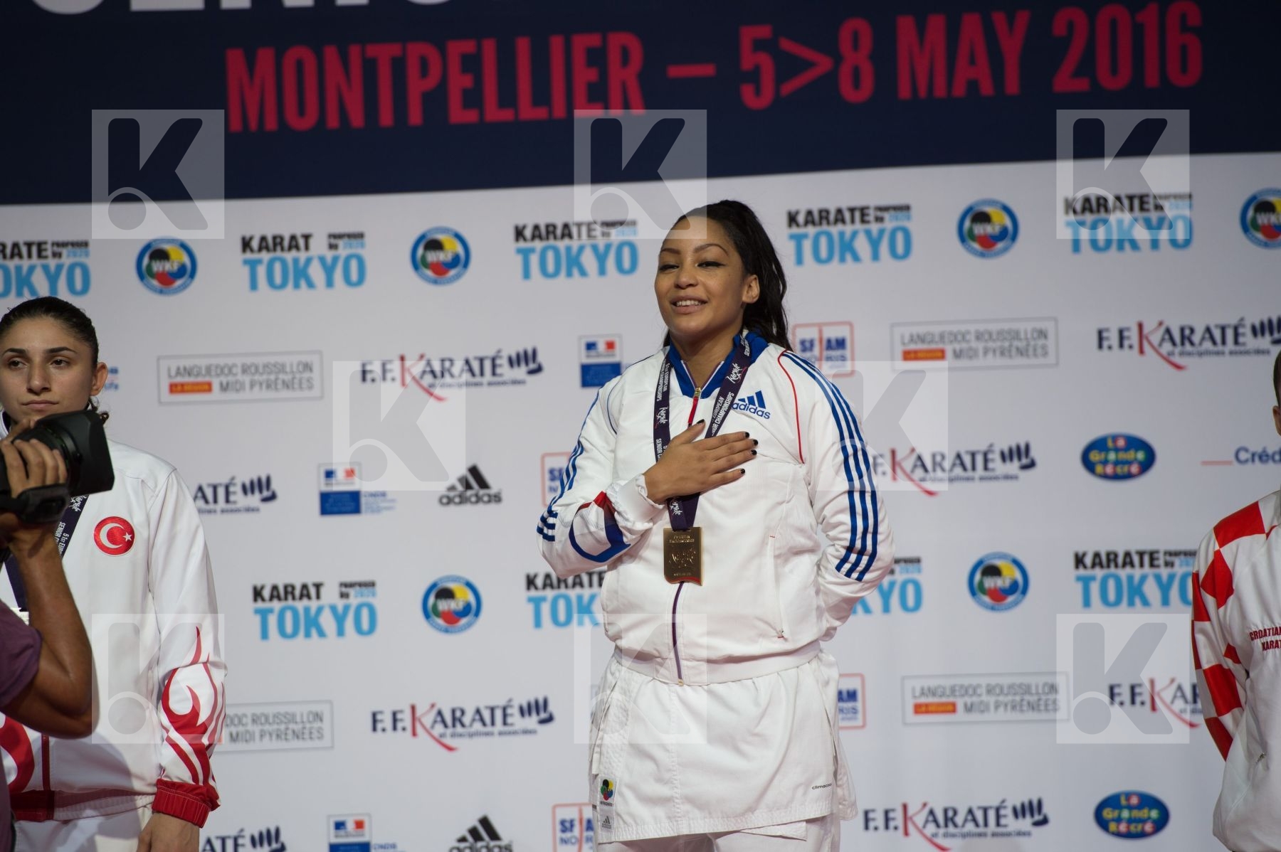 france Ignace Lucie podium