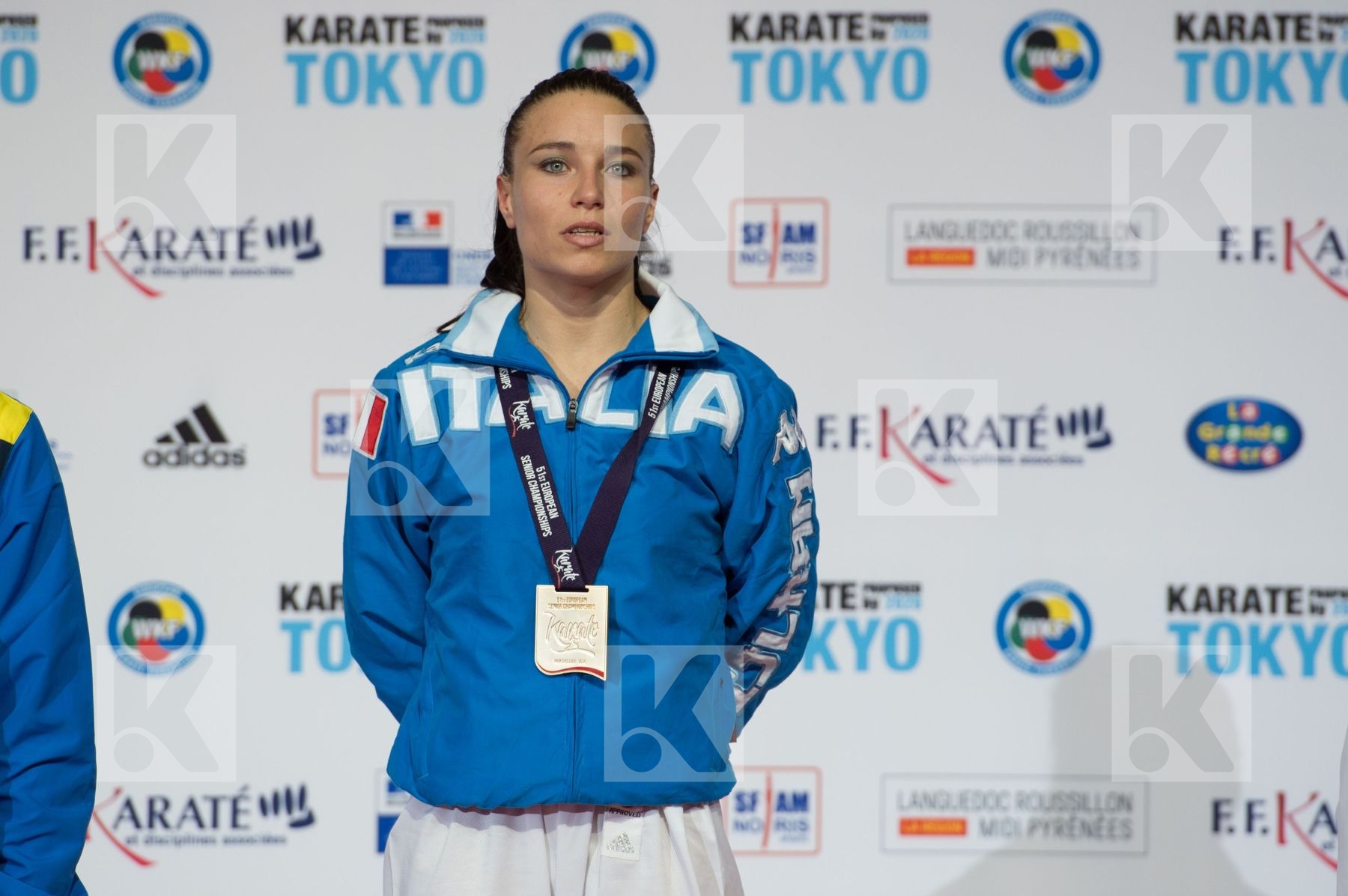 Cardin Sara italy podium