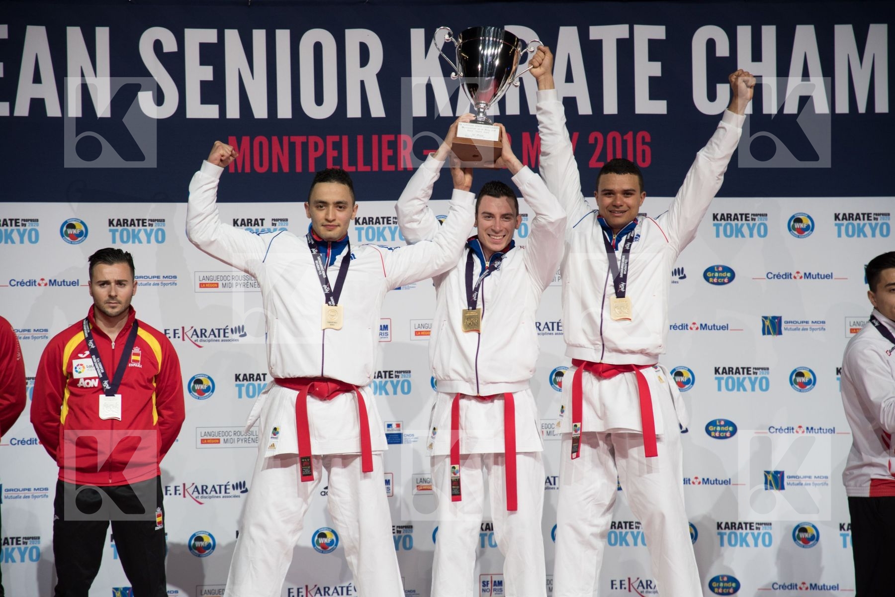 france kata Male podium team