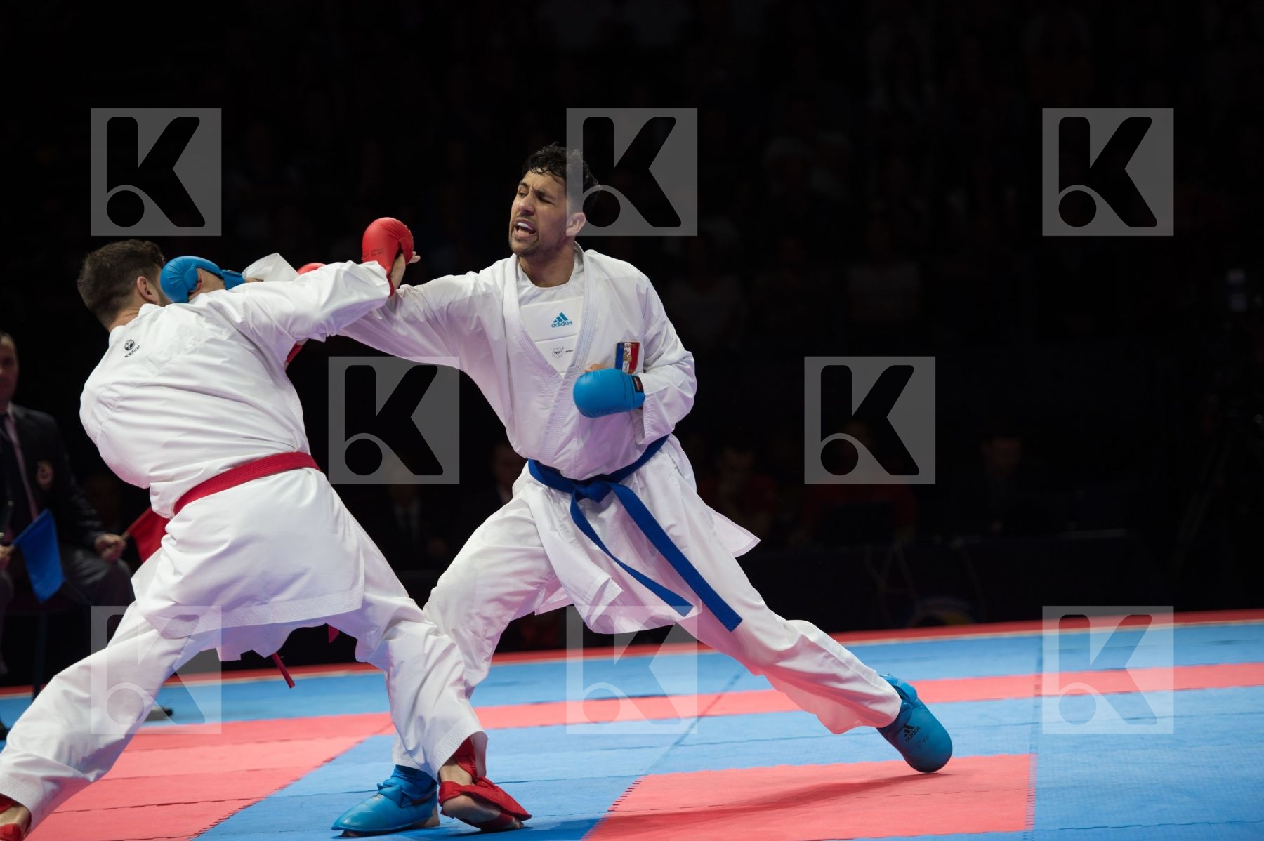 84+ Kg Bendiab Salim france Greece kumite Male margaritopoulos s