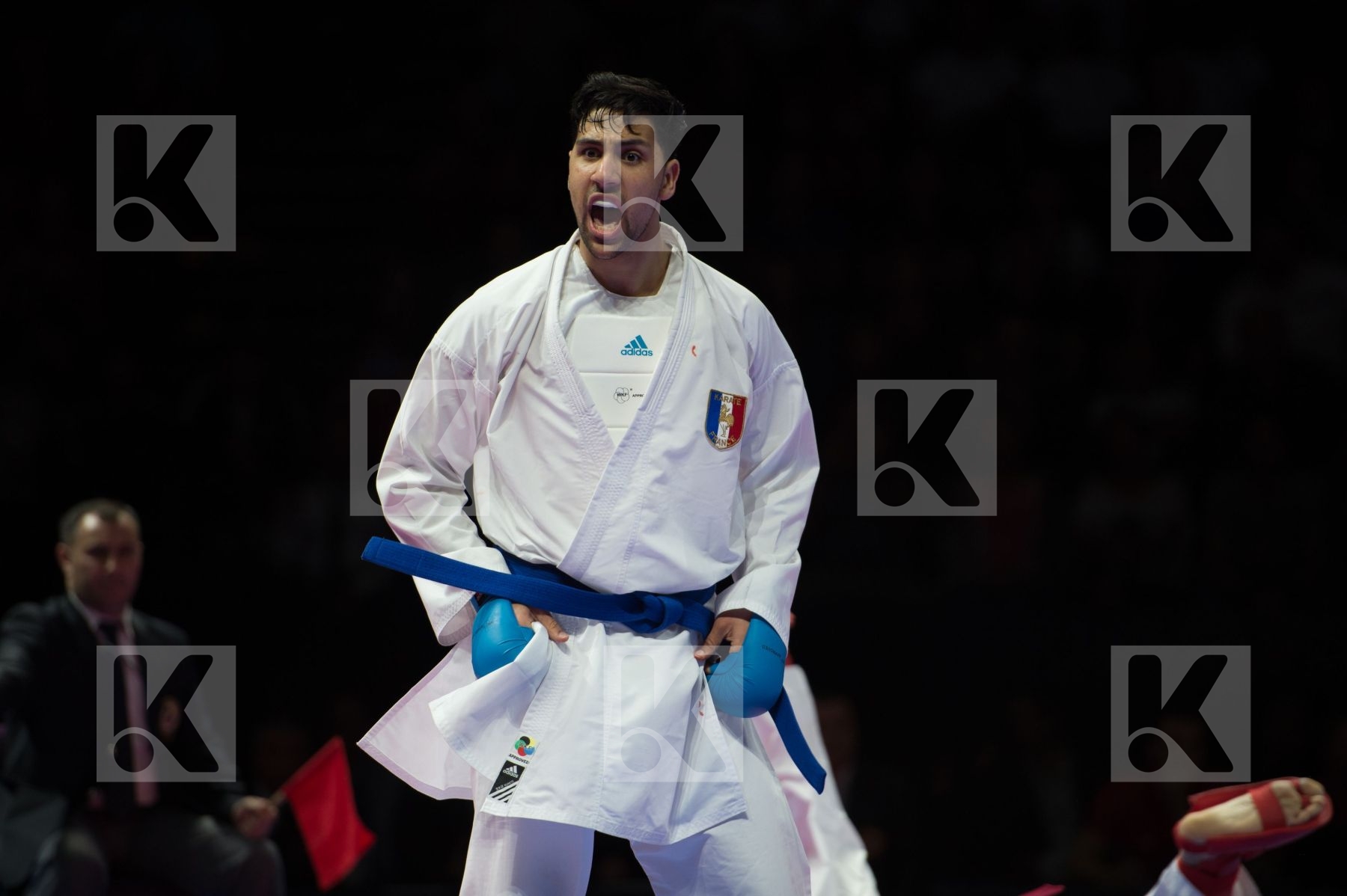84+ Kg Bendiab Salim france Greece kumite Male margaritopoulos s