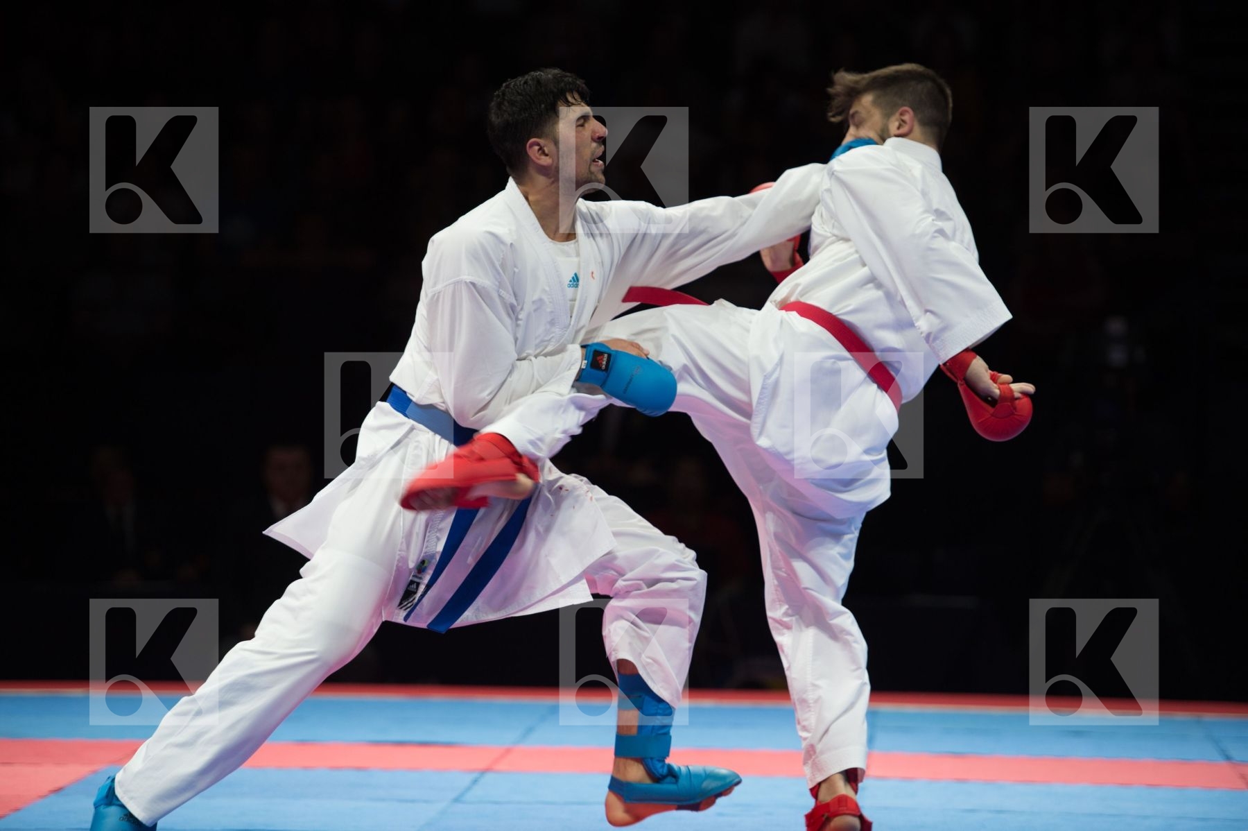 84+ Kg Bendiab Salim france Greece kumite Male margaritopoulos s