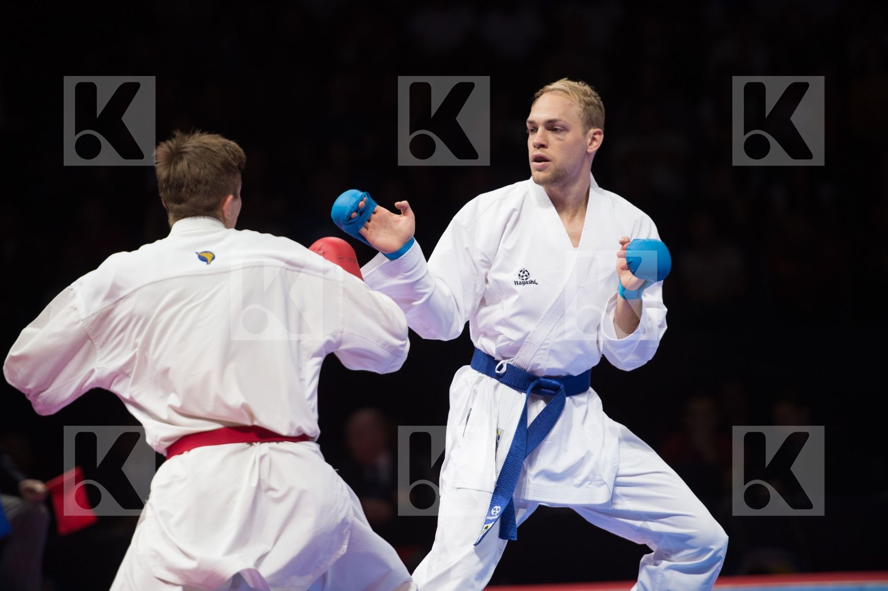 -84 Kg Bitsch Noah Chobotar Valeri Germany kumite Male semi-fina