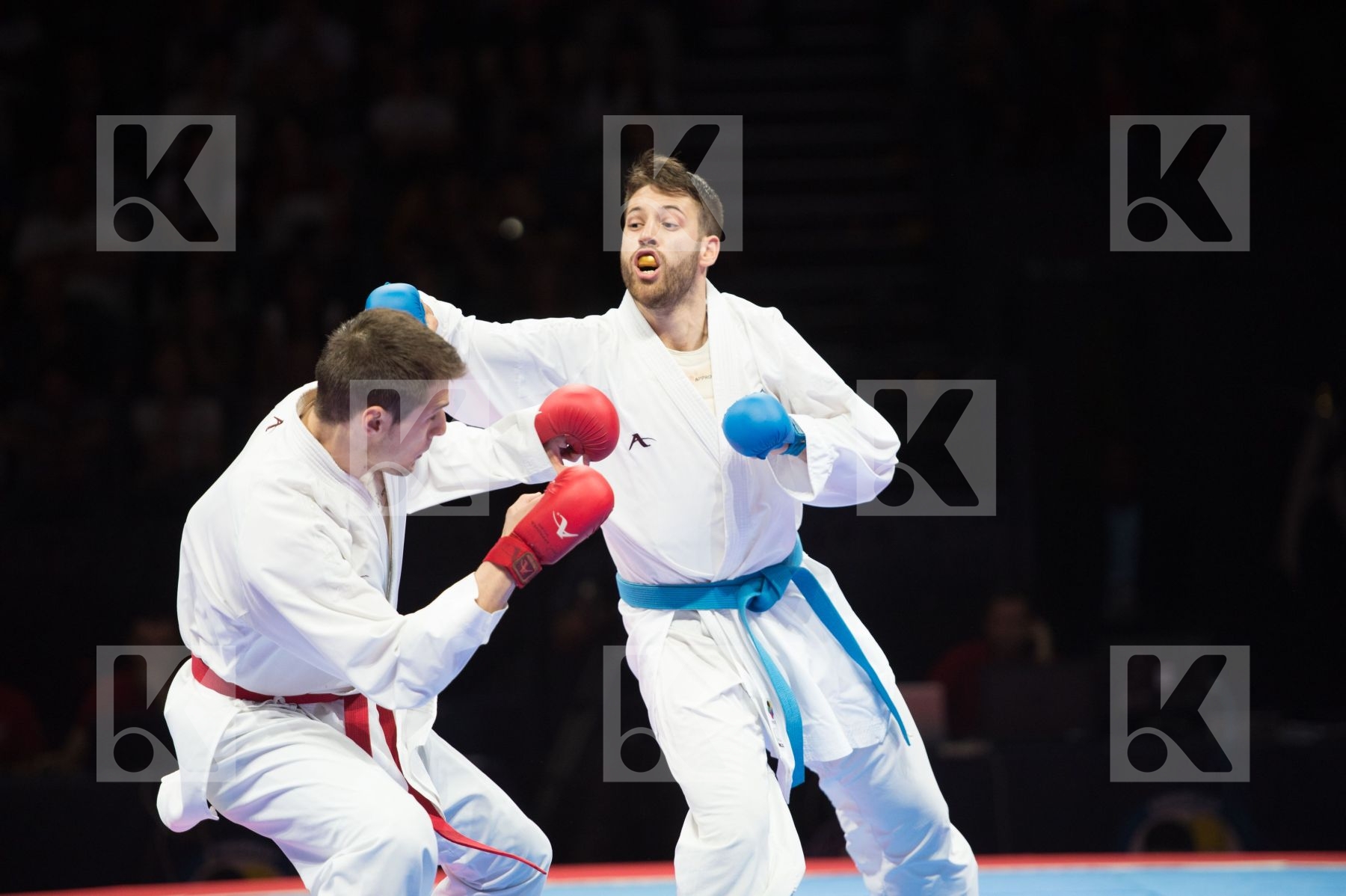 -84 Kg Greece kumite Male Mijalkovic Uros semi-final Serbia Tzan