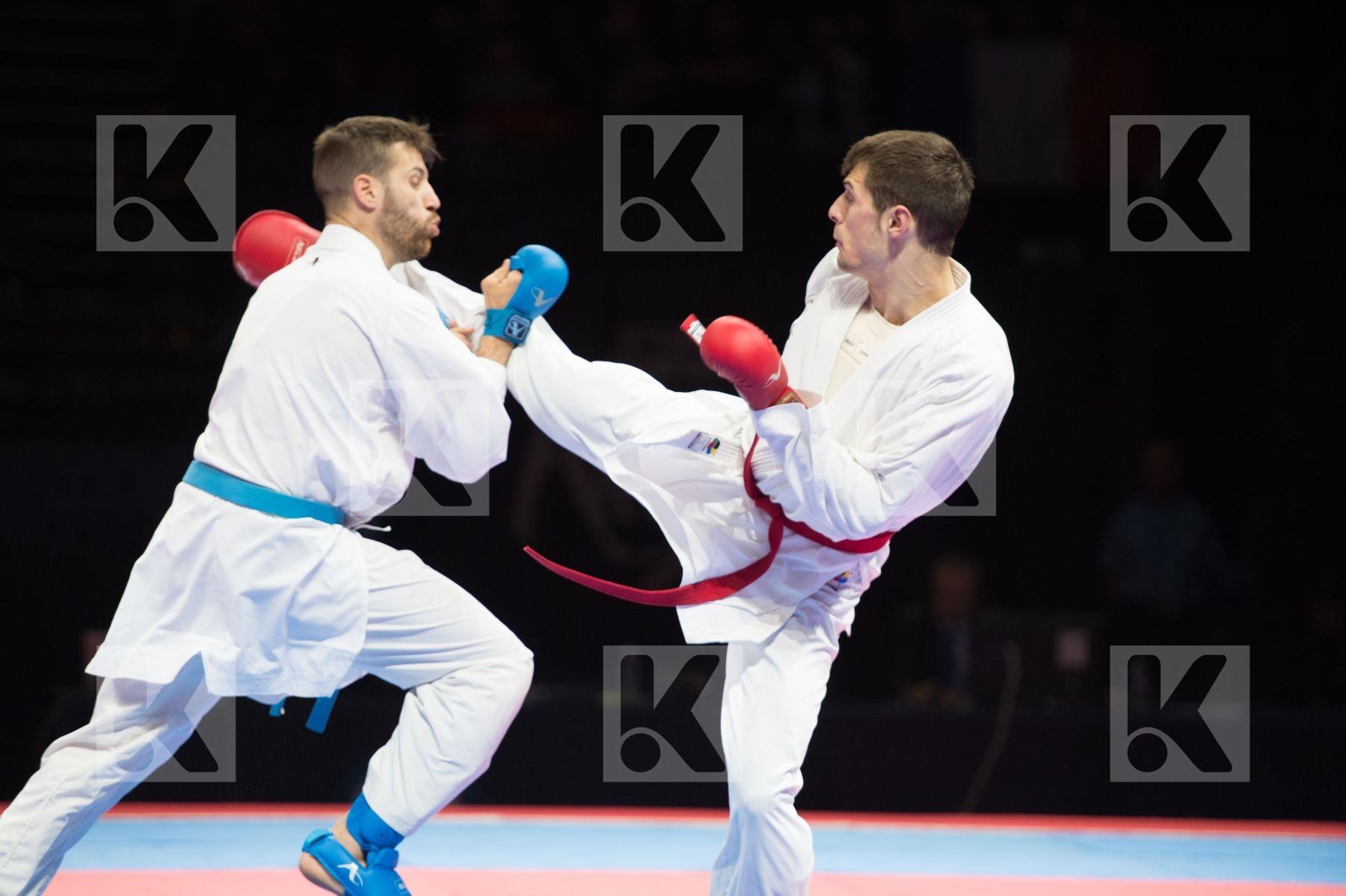-84 Kg Greece kumite Male Mijalkovic Uros semi-final Serbia Tzan