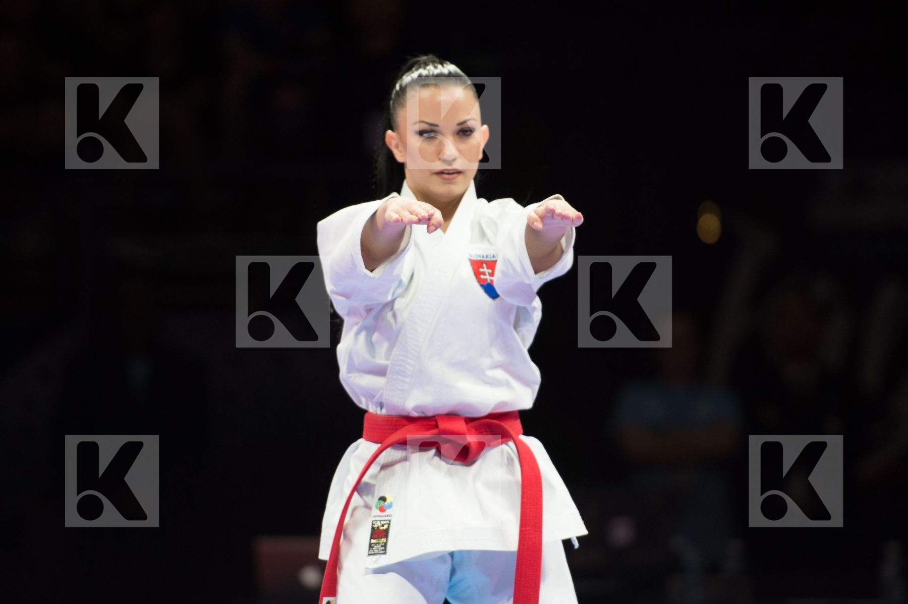 Female kata Oveckova Alzbeta semi-final Slovakia