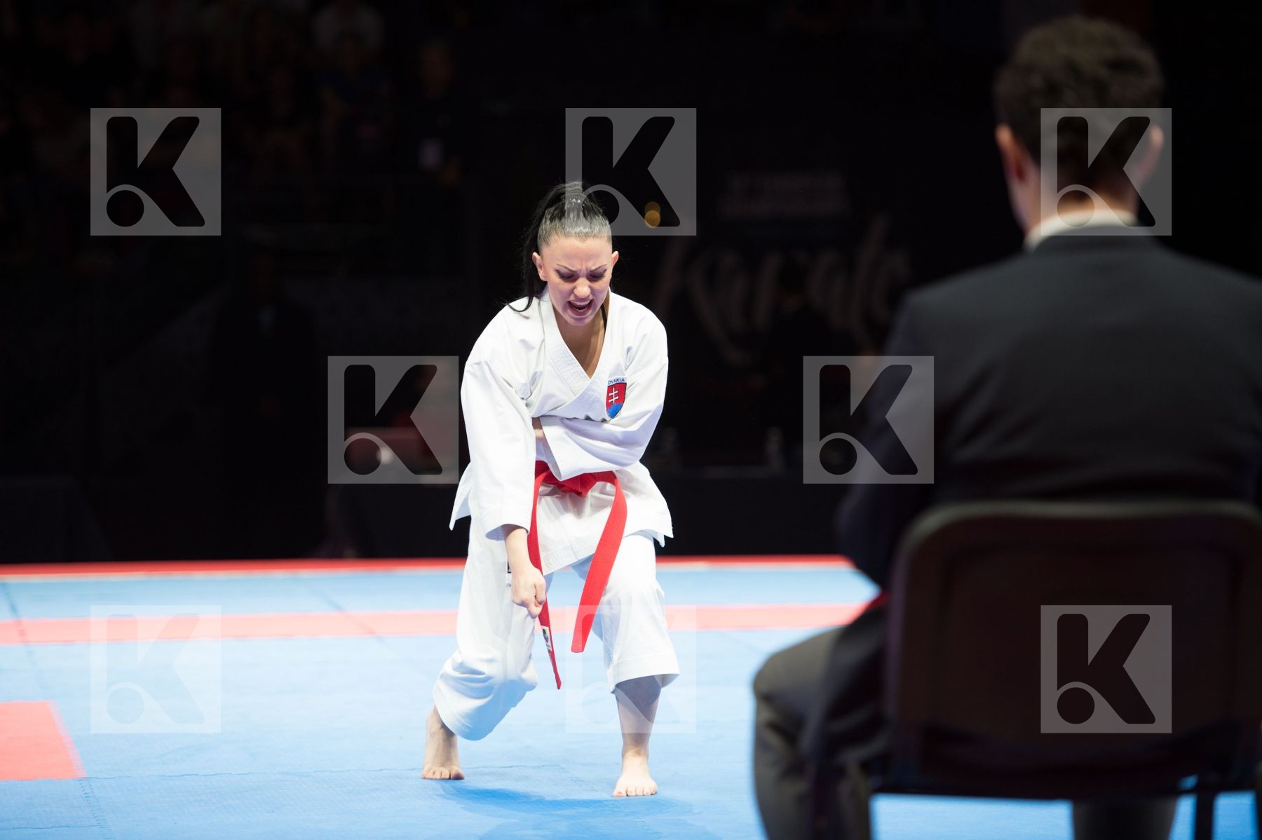 Female kata Oveckova Alzbeta semi-final Slovakia