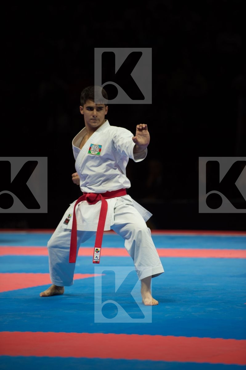 Azerbaijan Heydarov Roman kata Male semi-final