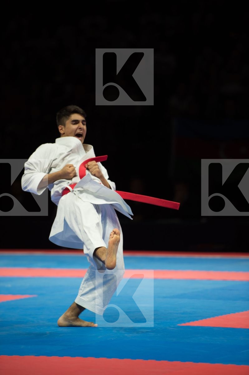 Azerbaijan Heydarov Roman kata Male semi-final