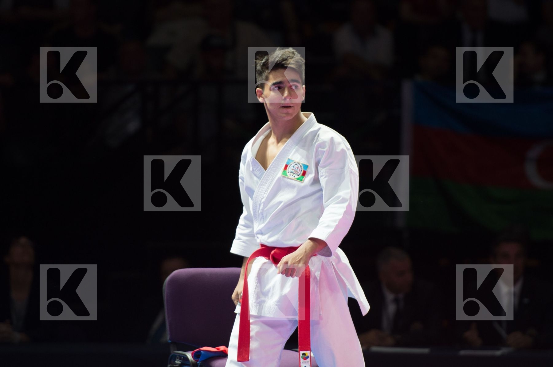 Azerbaijan Heydarov Roman kata Male semi-final