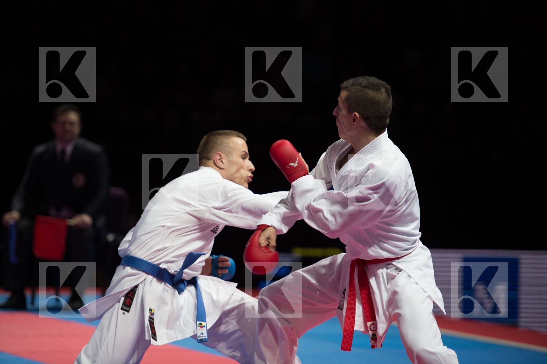 -60 Kg Fyr Of Macedonia kalnins kalvis latvia male kumite Pavlov