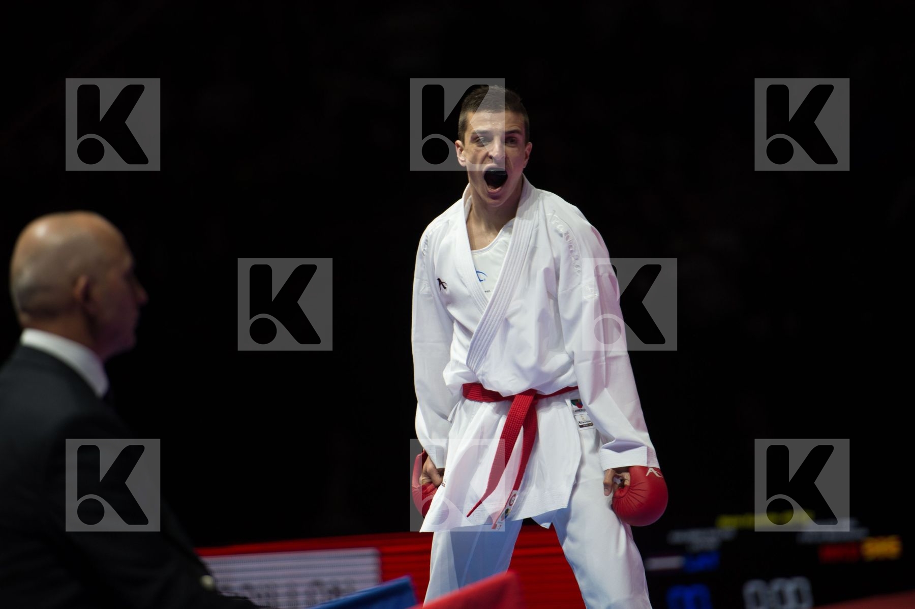 -60 Kg Fyr Of Macedonia kalnins kalvis latvia male kumite Pavlov