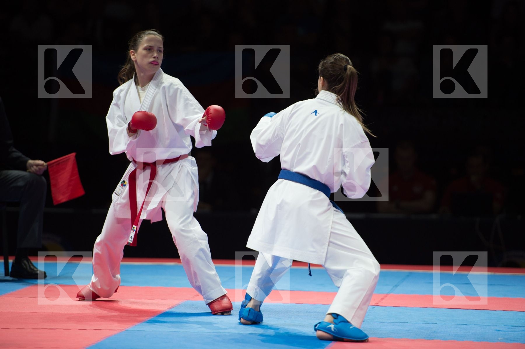 -50 Kg female kumite jovic anja Milivojcevic Jelena Montenegro s