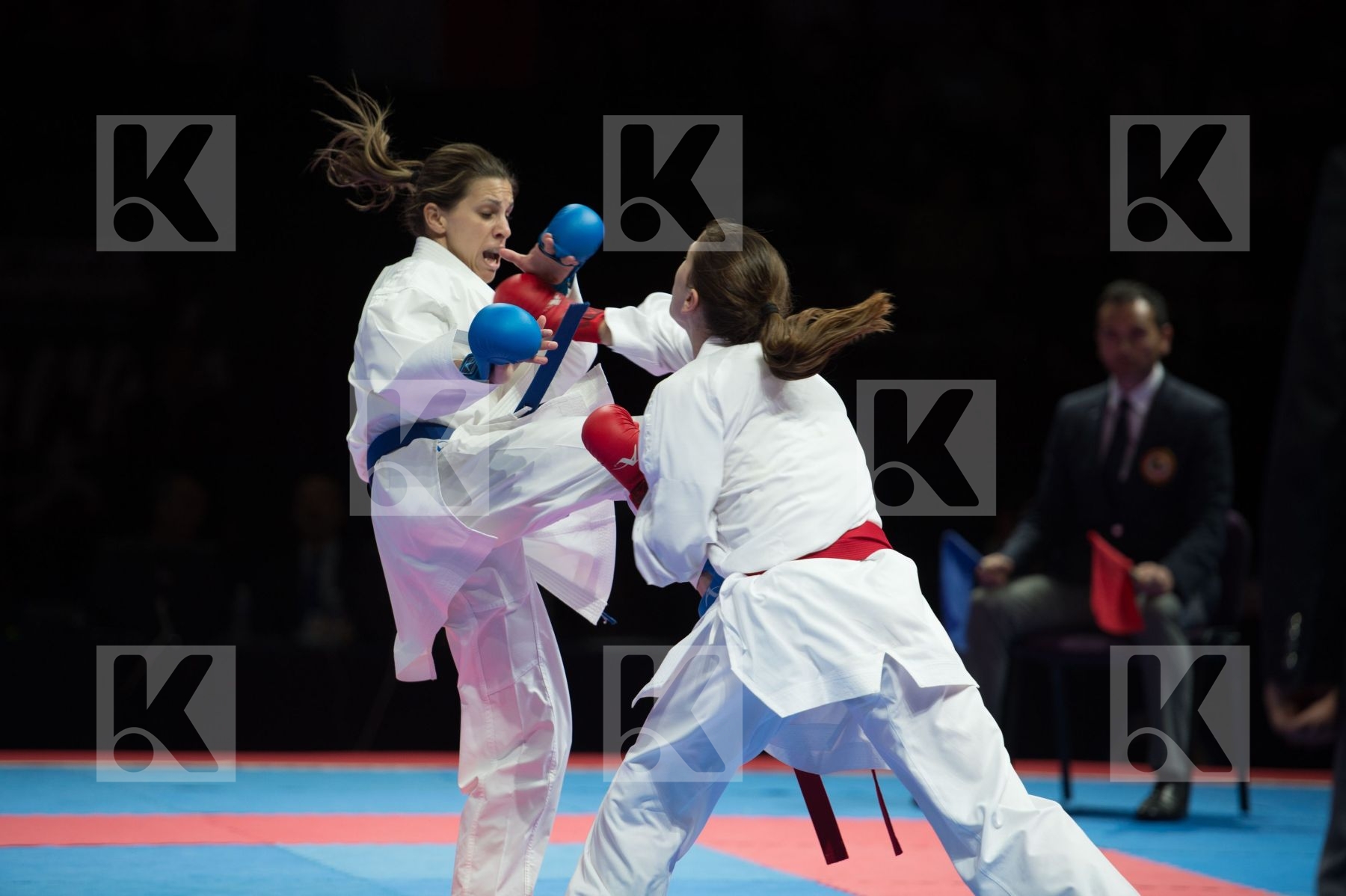 -50 Kg female kumite jovic anja Milivojcevic Jelena Montenegro s