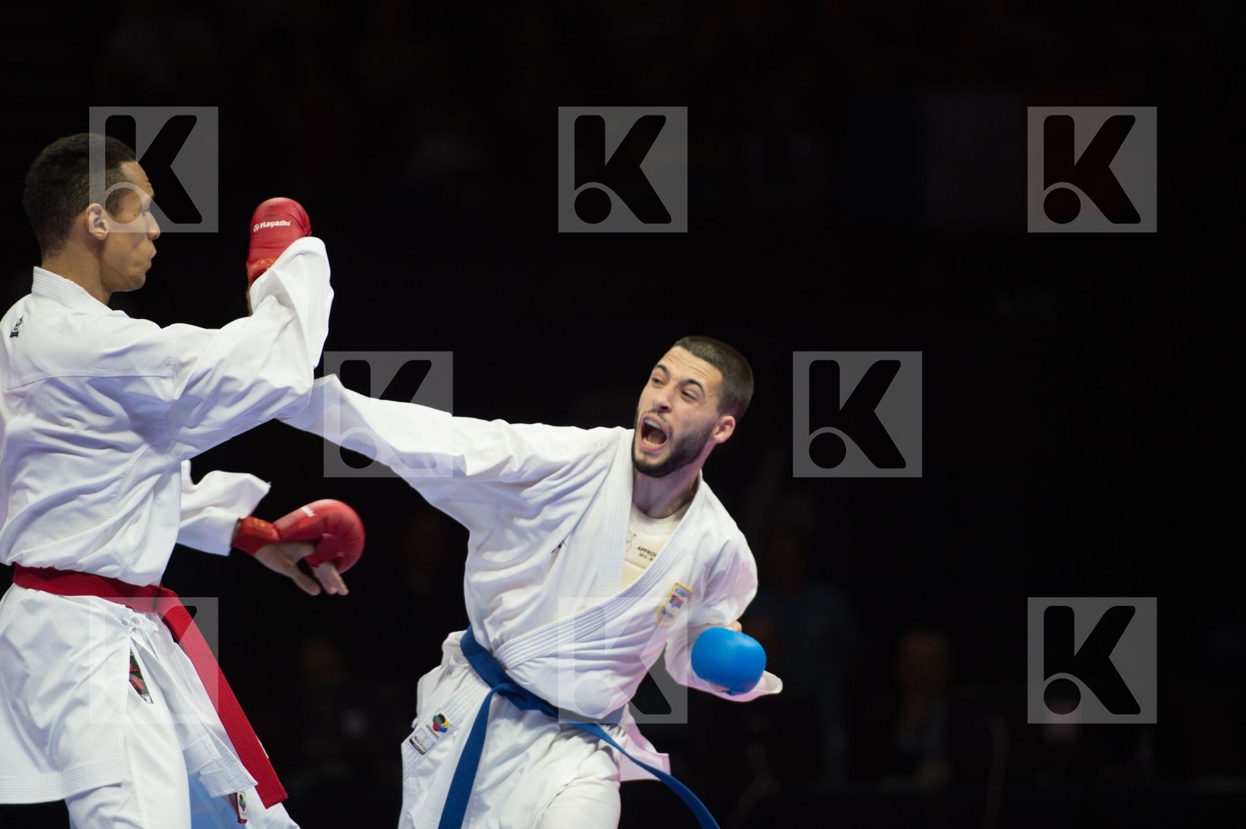-67 Kg Hungary joksic stefan male kumite semi-final Serbia Tadis
