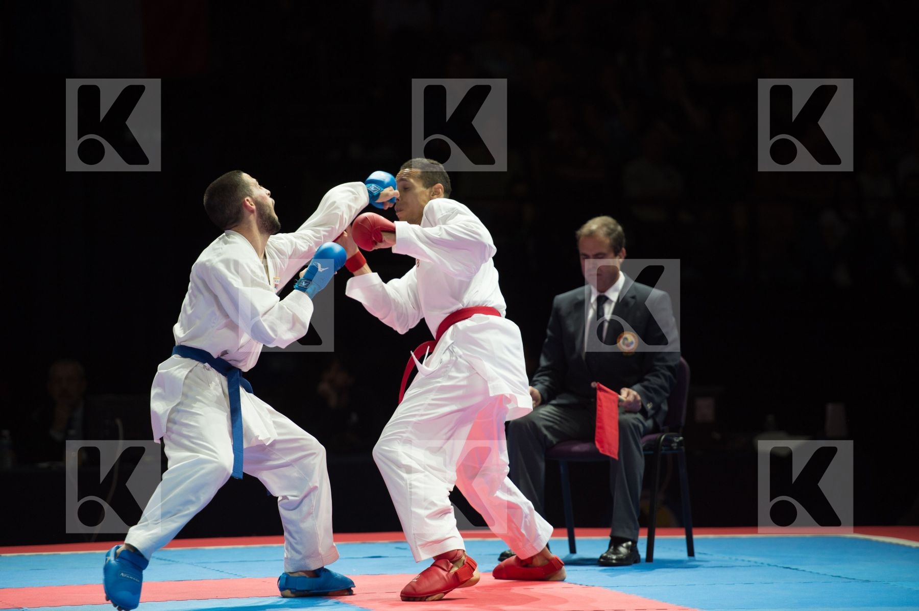 -67 Kg Hungary joksic stefan male kumite semi-final Serbia Tadis