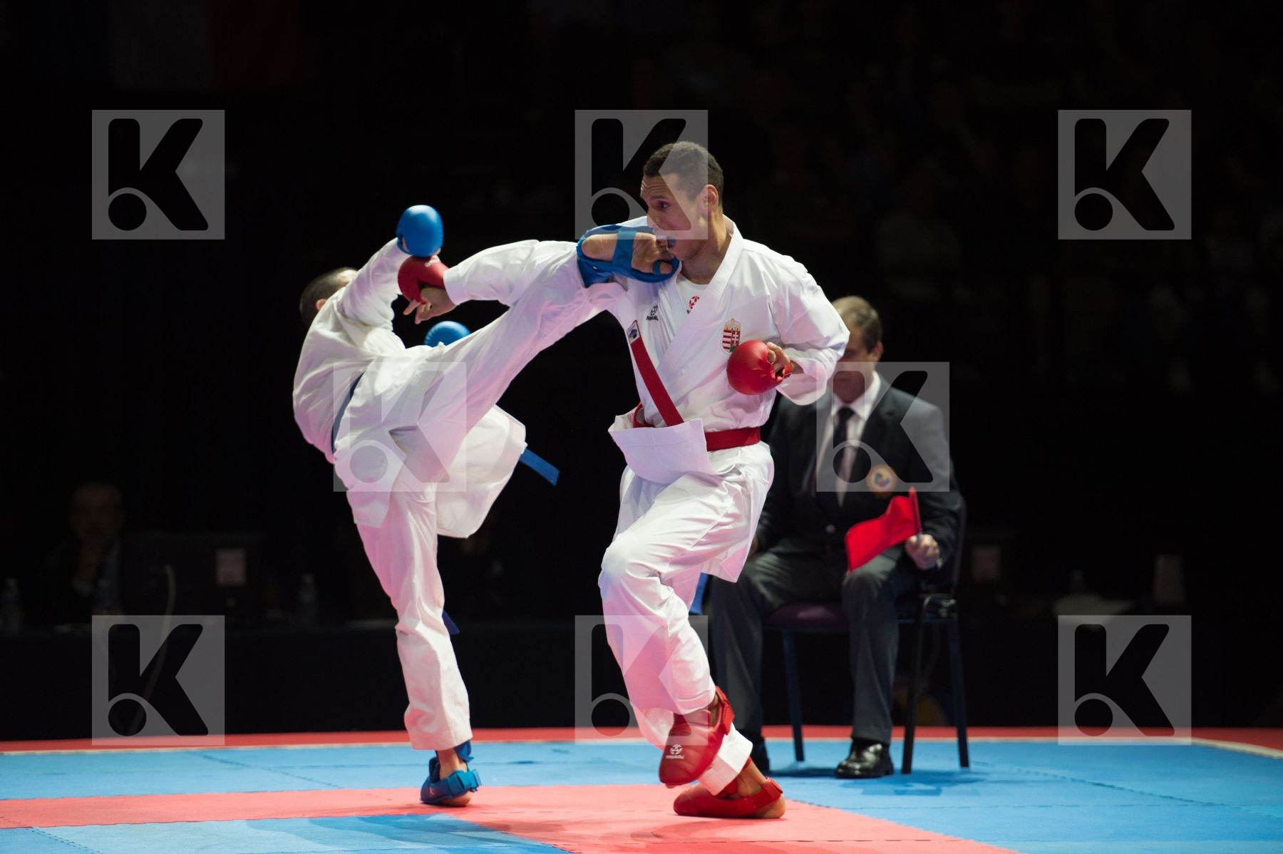 -67 Kg Hungary joksic stefan male kumite semi-final Serbia Tadis