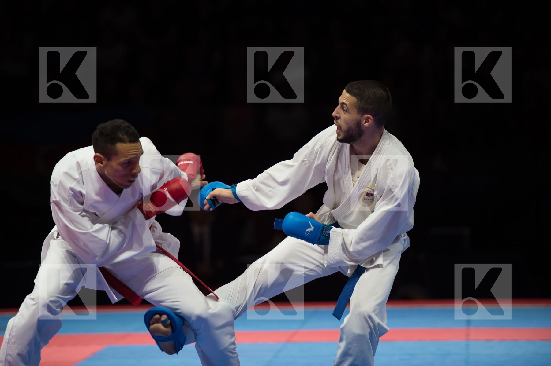 -67 Kg Hungary joksic stefan male kumite semi-final Serbia Tadis