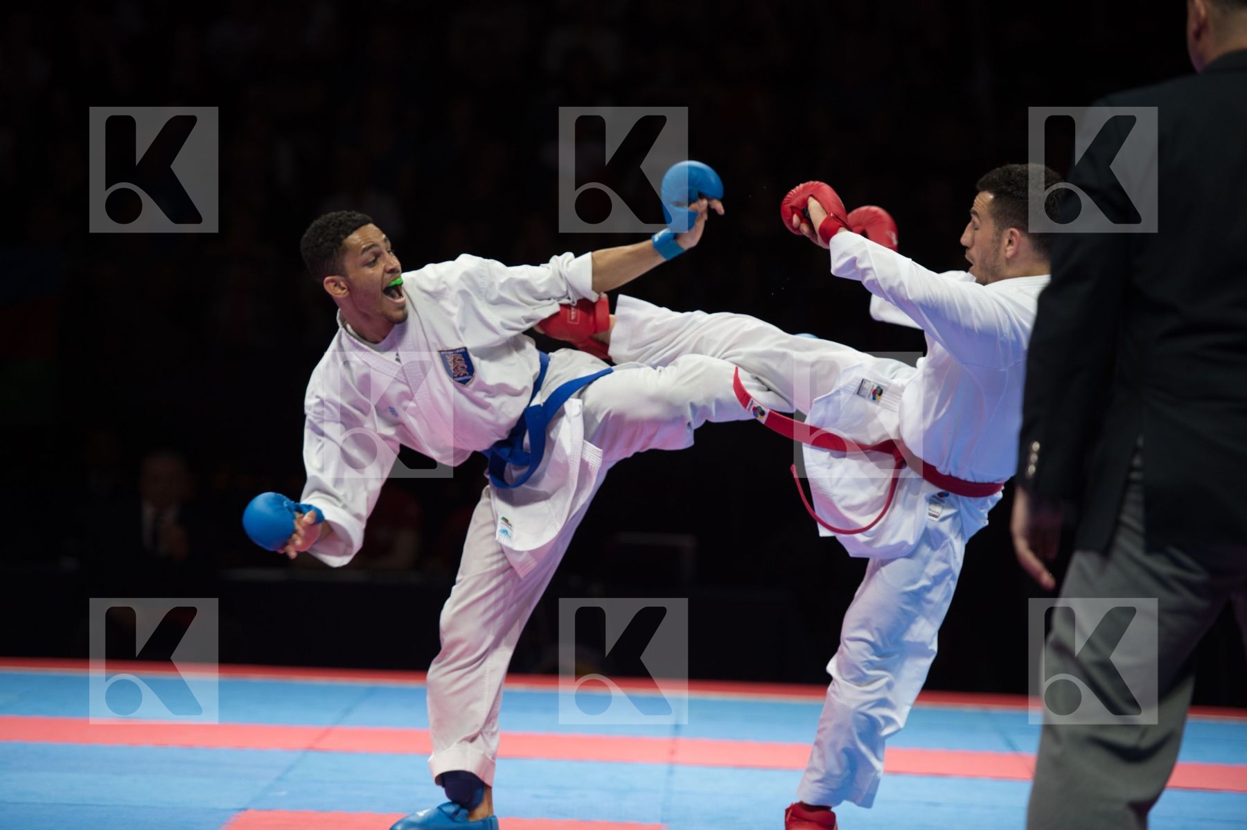 -67 Kg aliyev niyazi Azerbaijan England kumite Male semi-final T