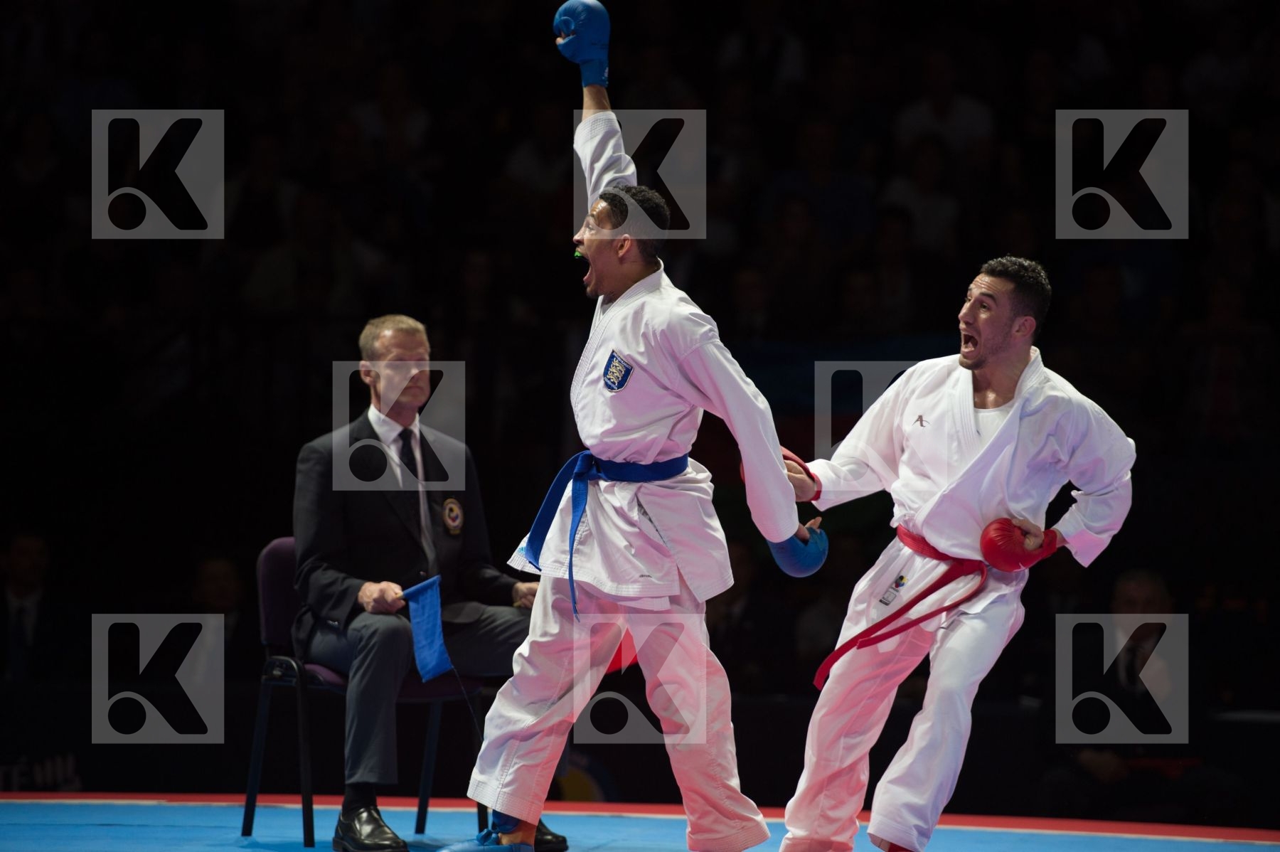 -67 Kg aliyev niyazi Azerbaijan England kumite Male semi-final T