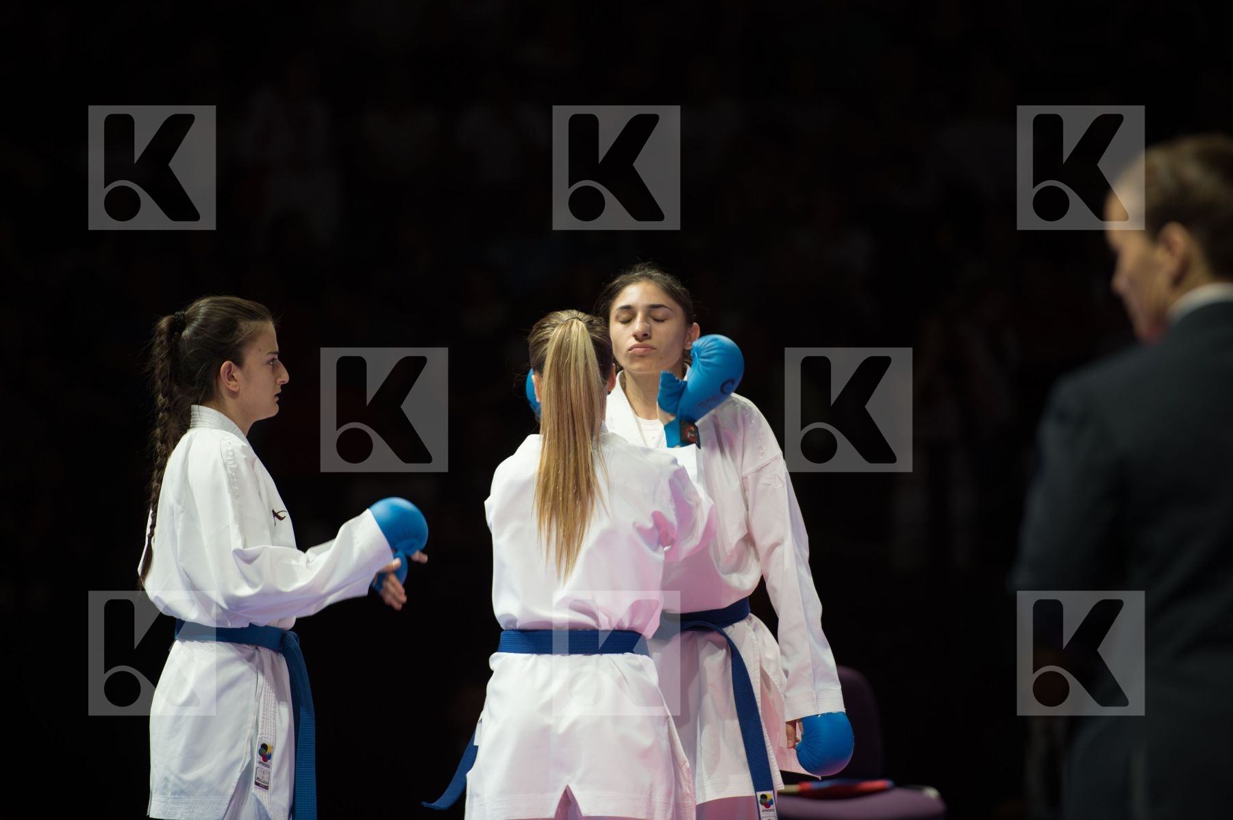 Female kumite russian federation semi-final team Turkey