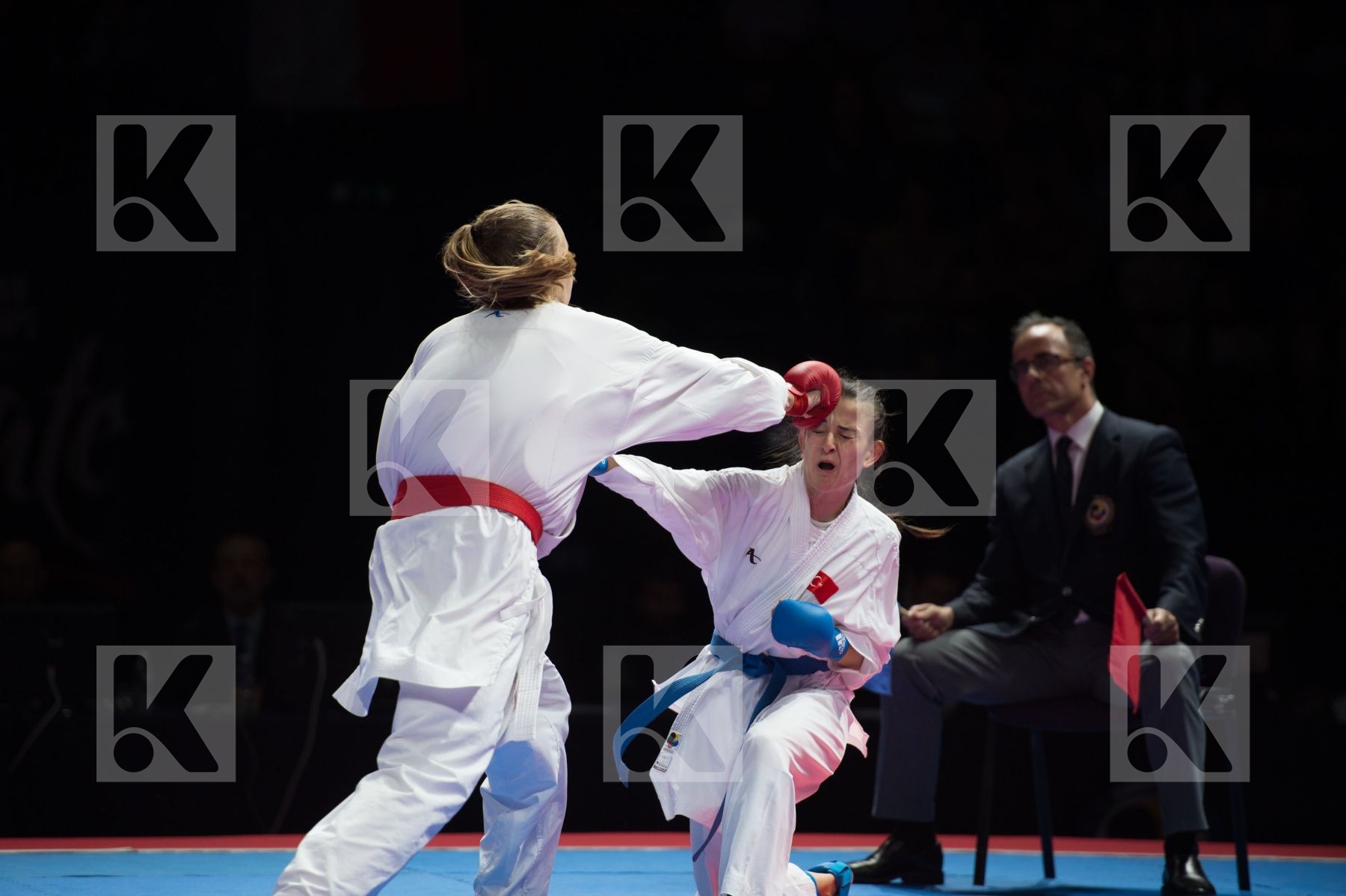 Female kumite russian federation semi-final team Turkey